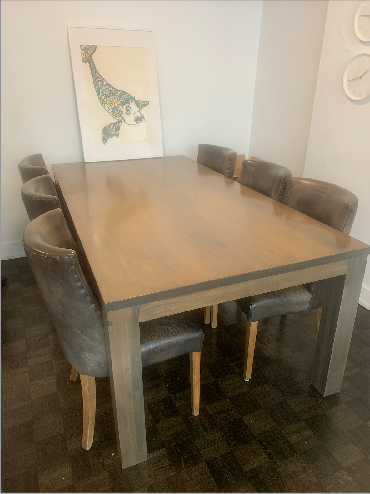 Moving Sale: Driftwood Dining Room Table