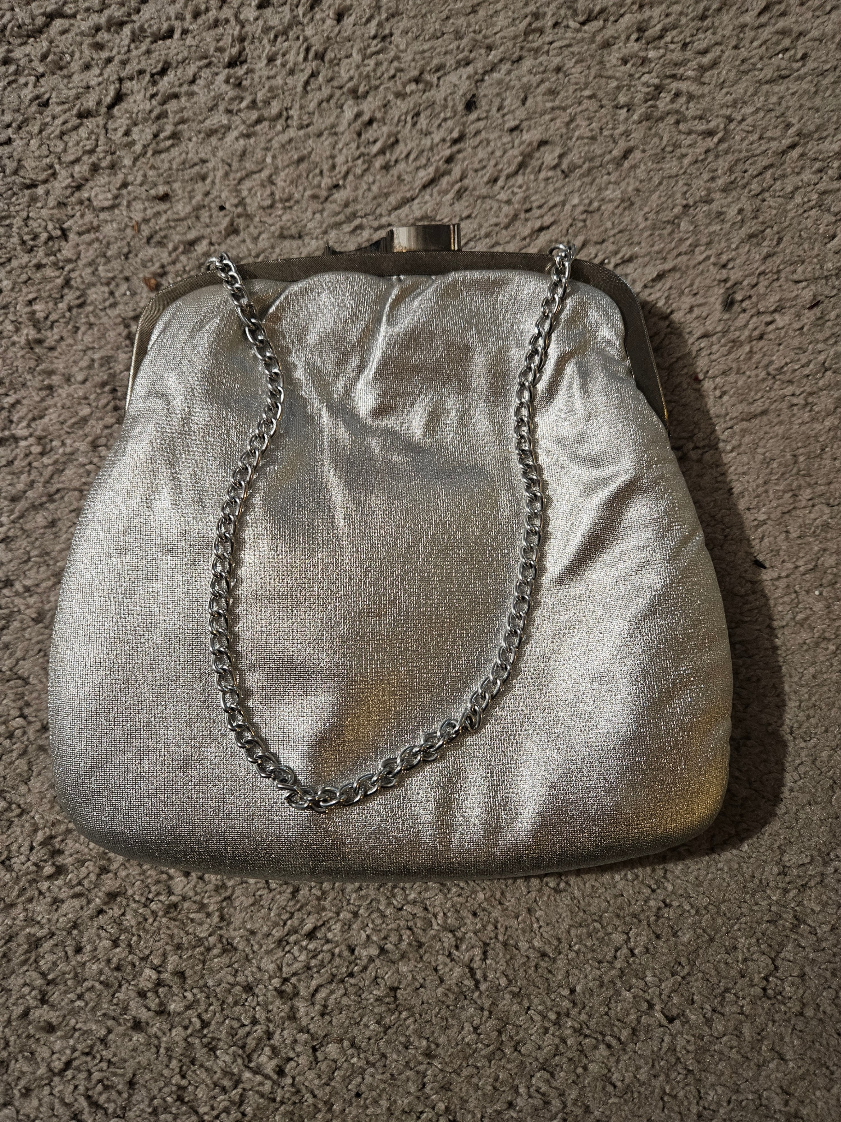 Elegant Vintage MCM Kiss-Lock Evening Clutch Purse