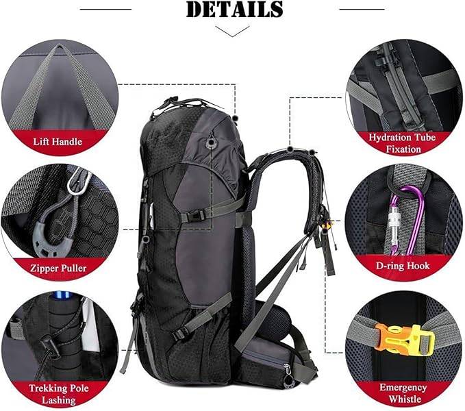 Bseash 60L Backpacking Pack - photo 2