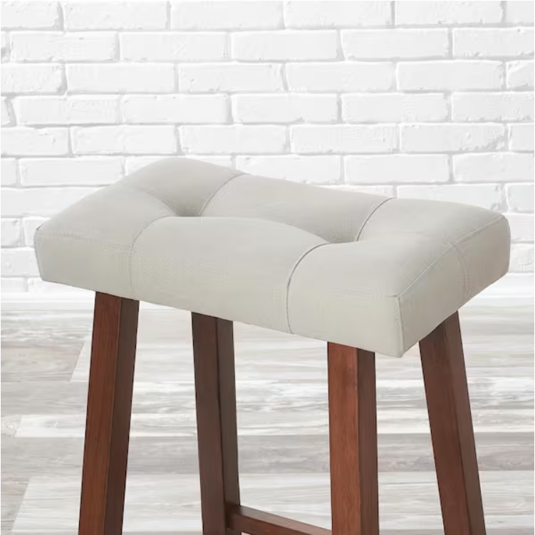 StyleWell 2-Pack Walnut Bar Stools - photo 3