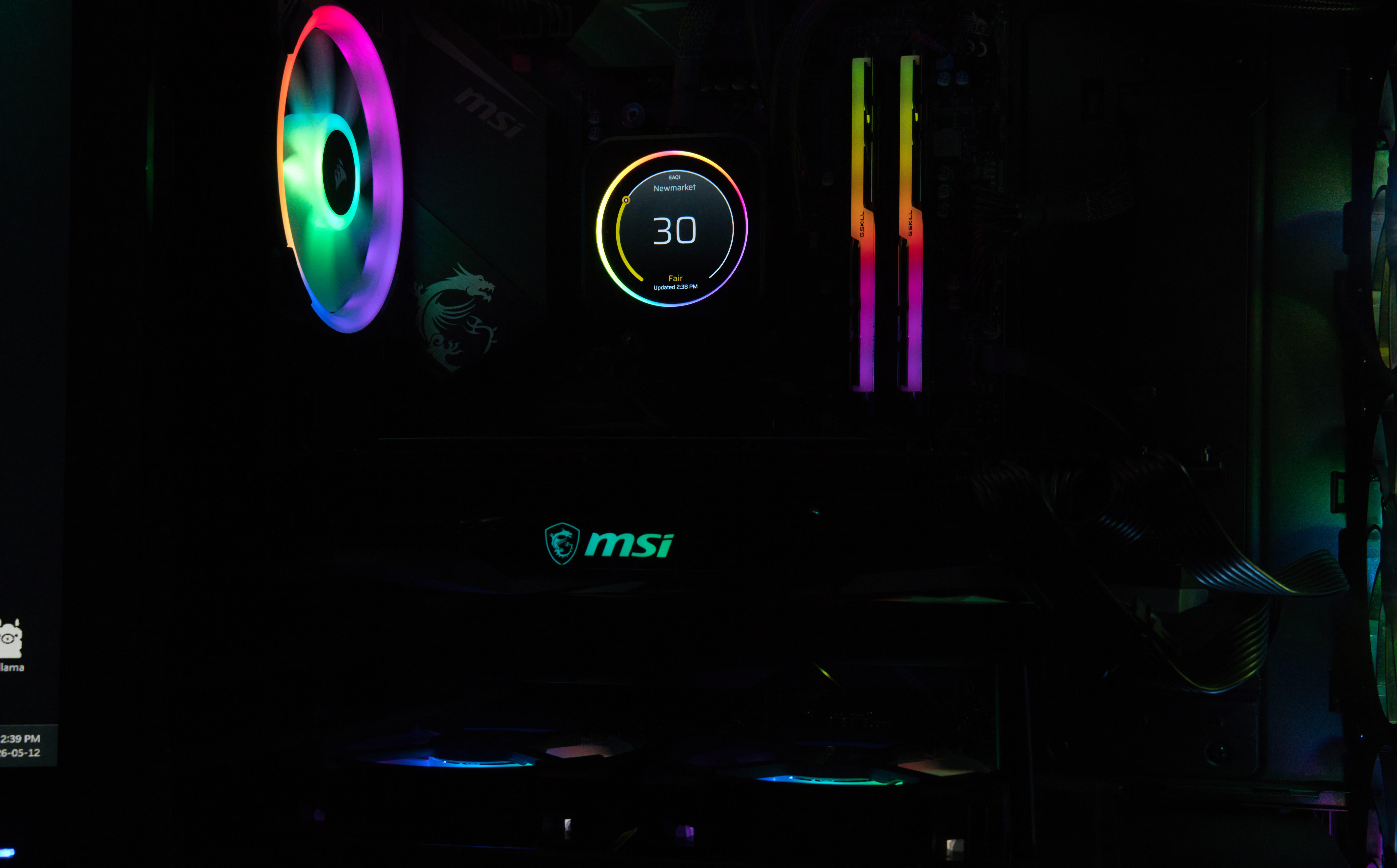 Gaming desktop with Keyboard and mouse