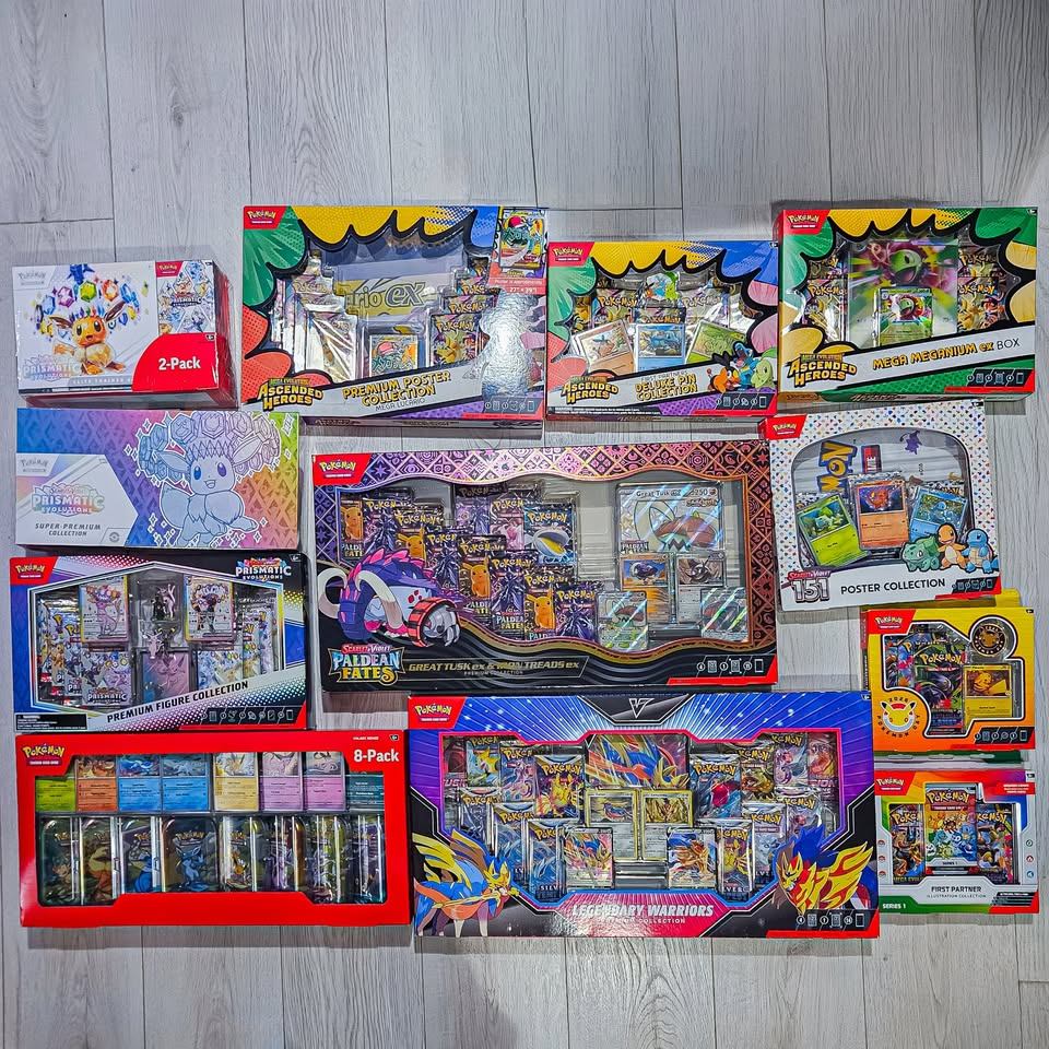 Pokemon Cards!! Ascended Heroes, Prismatic Evolution, Phantasmal