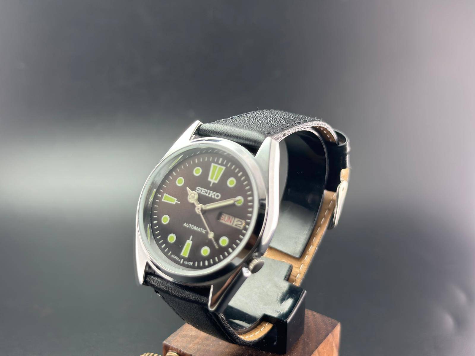 Vintage Seiko 5 Automatic 6309A Men's  Watch D&D- Japan Made - photo 3