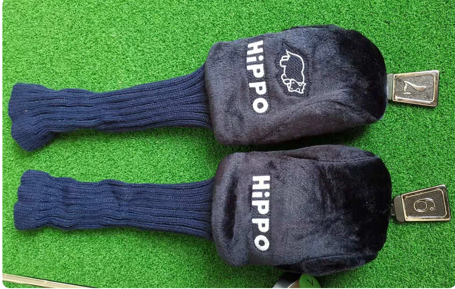 Hippo Golf Club Headcovers - Navy Blue (7 &9 ) - photo 2
