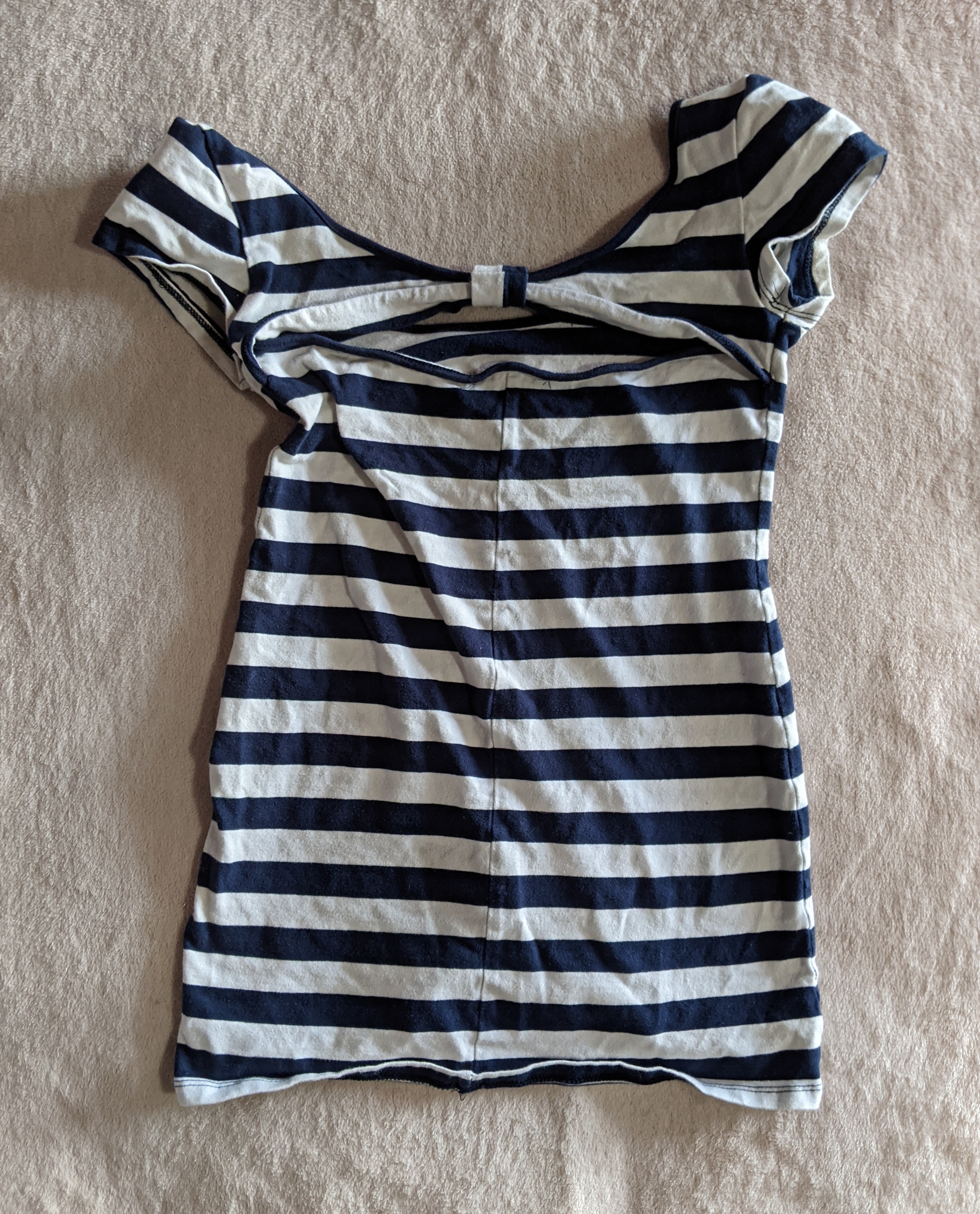 Striped back bow shirt - photo 2