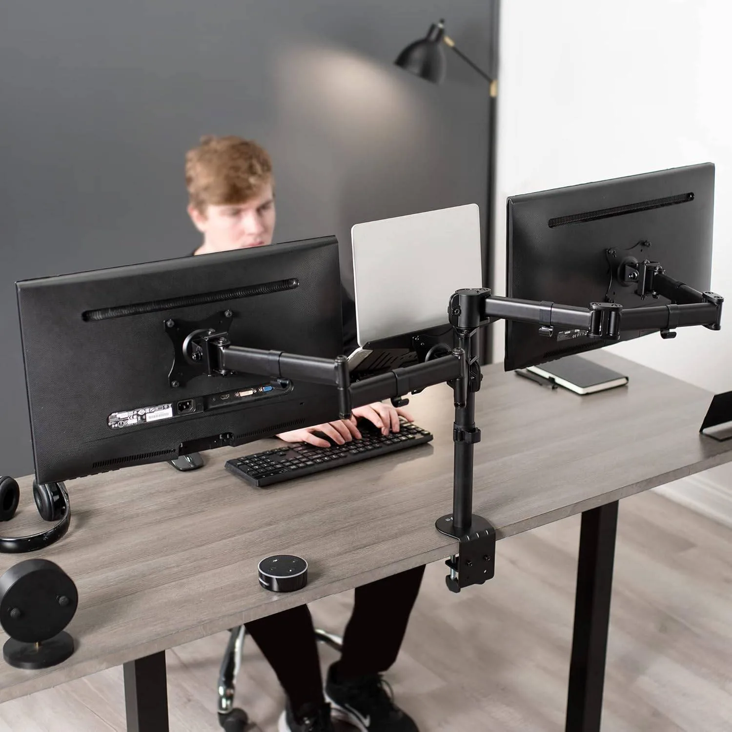 New  VIVO Dual Monitor + Laptop Adjustable DeskMount
