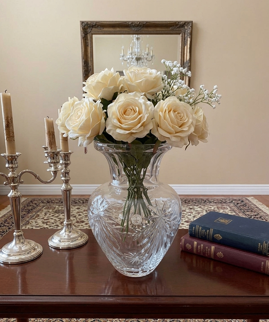 Polish Heritage Crystal - Glass Crystal Clear Vase