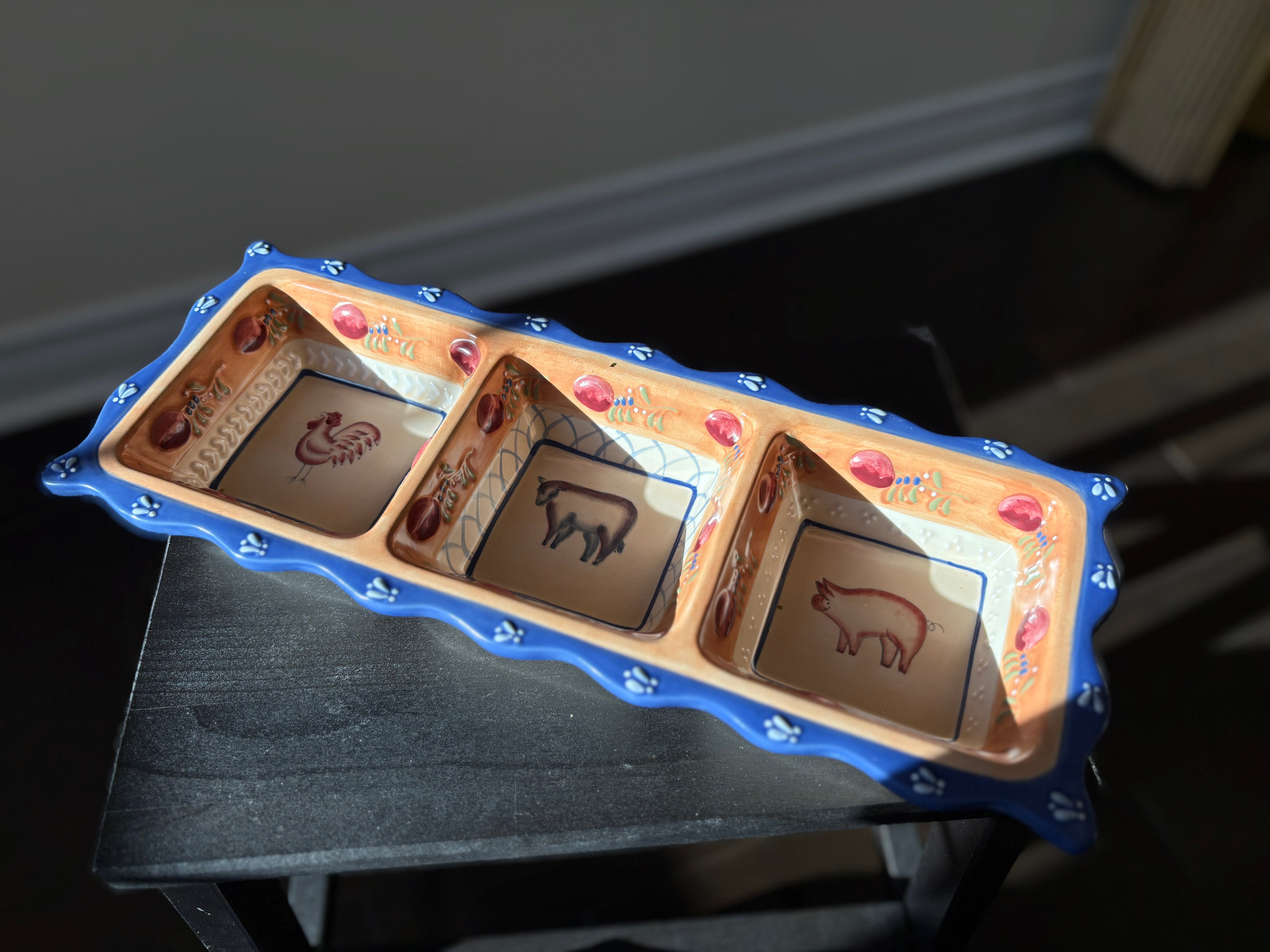 Ceramic Serving Tray with Spoon Rest - photo 2