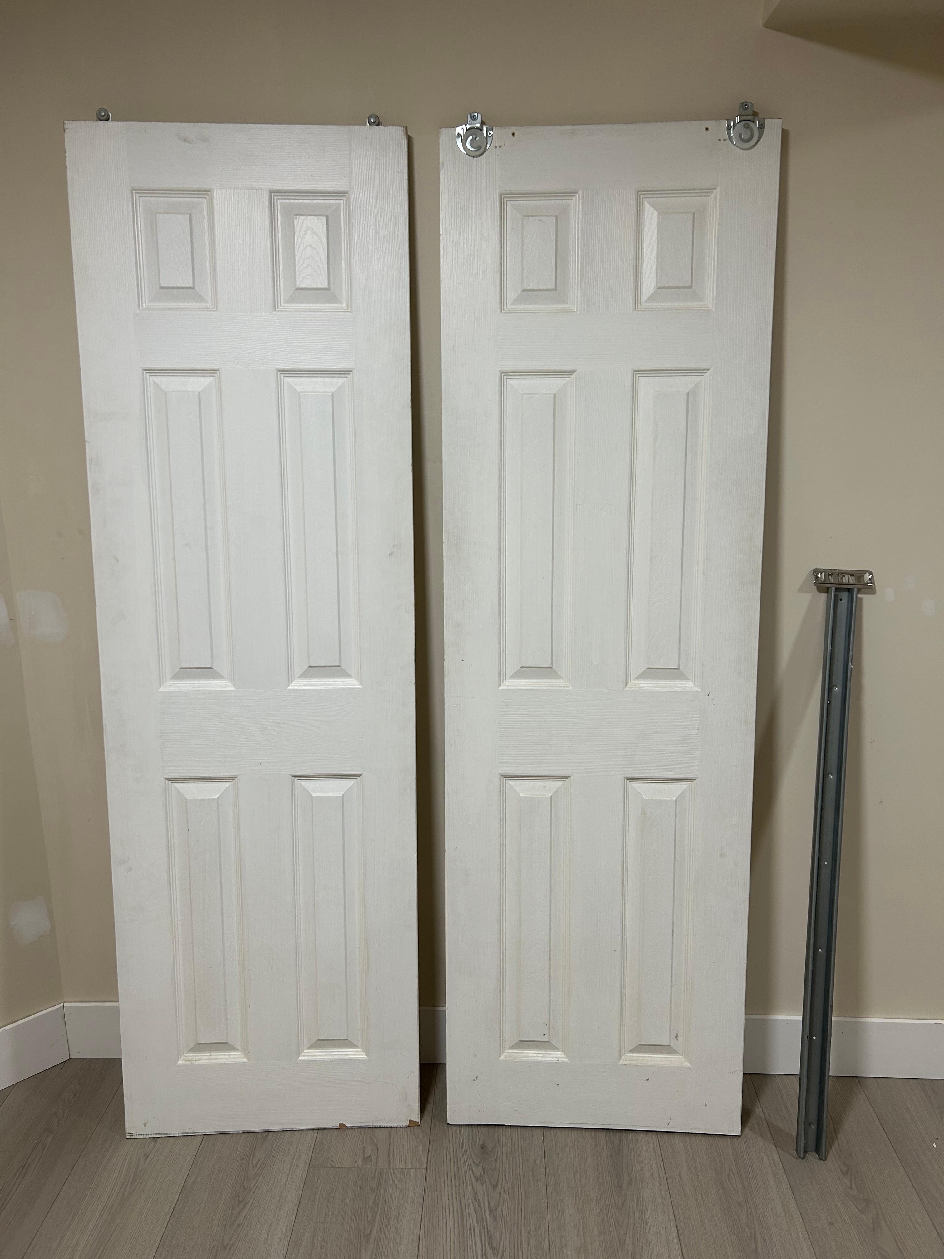 FREE Bypass Closet Doors (with Track & Hardware) $0