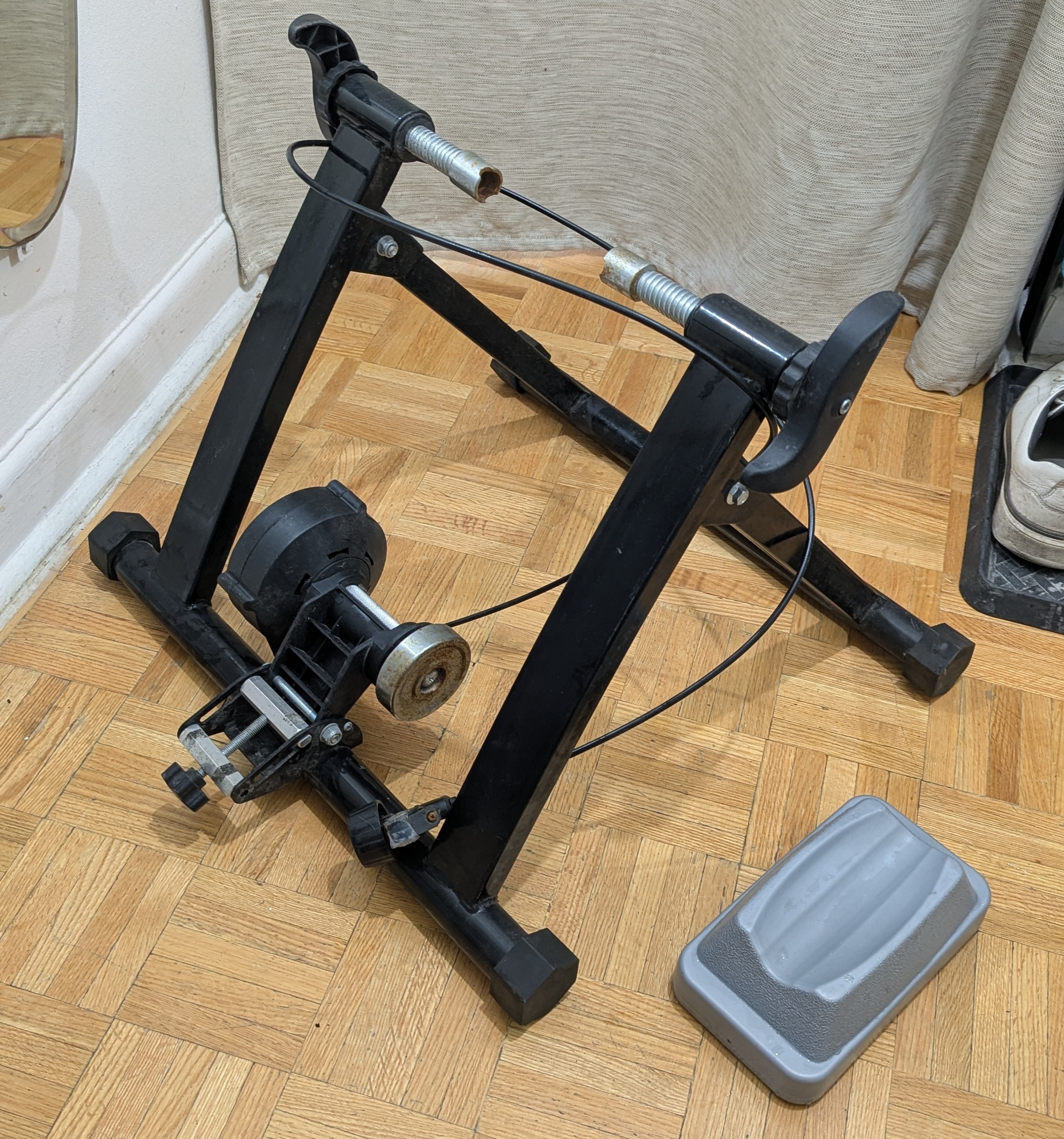 Indoor Bike Bicycle Roller Trainer Exercise Portable Compact Sta