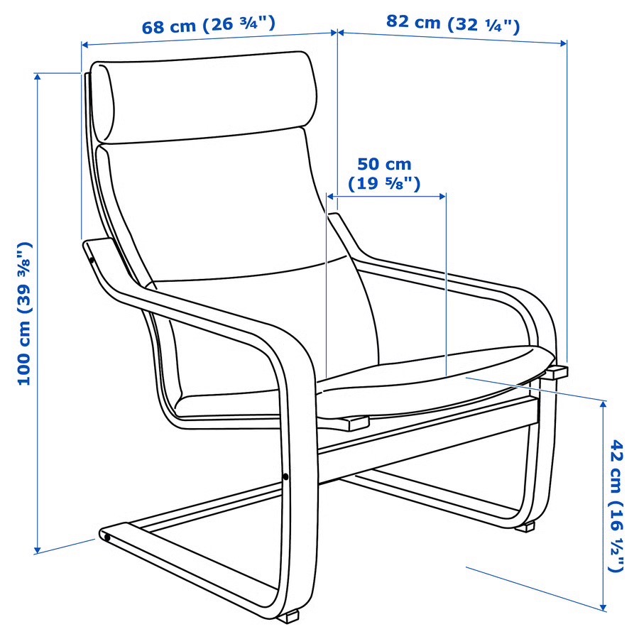 IKEA POANG Armchair - photo 3