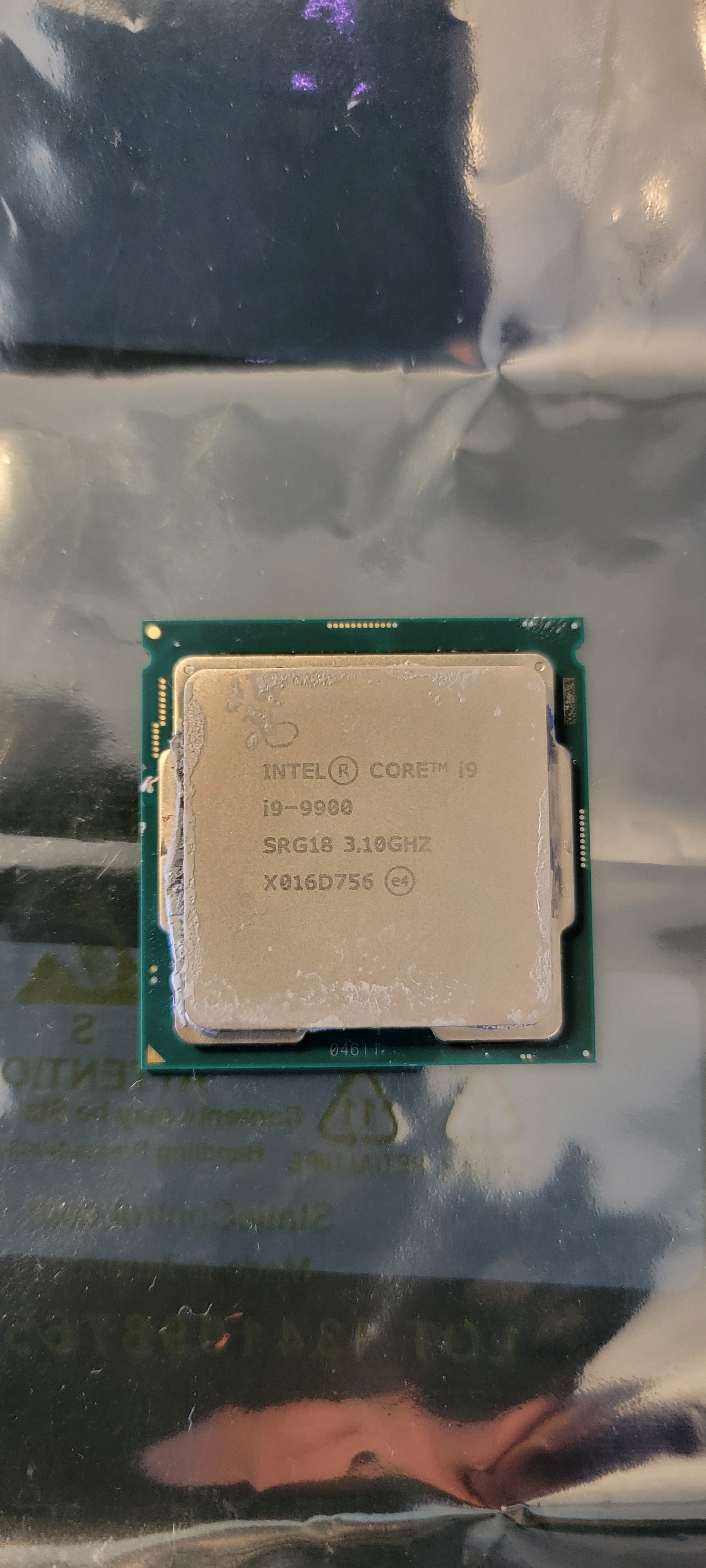 CPU Intel Core i9-9900 (9th Gen. i9)