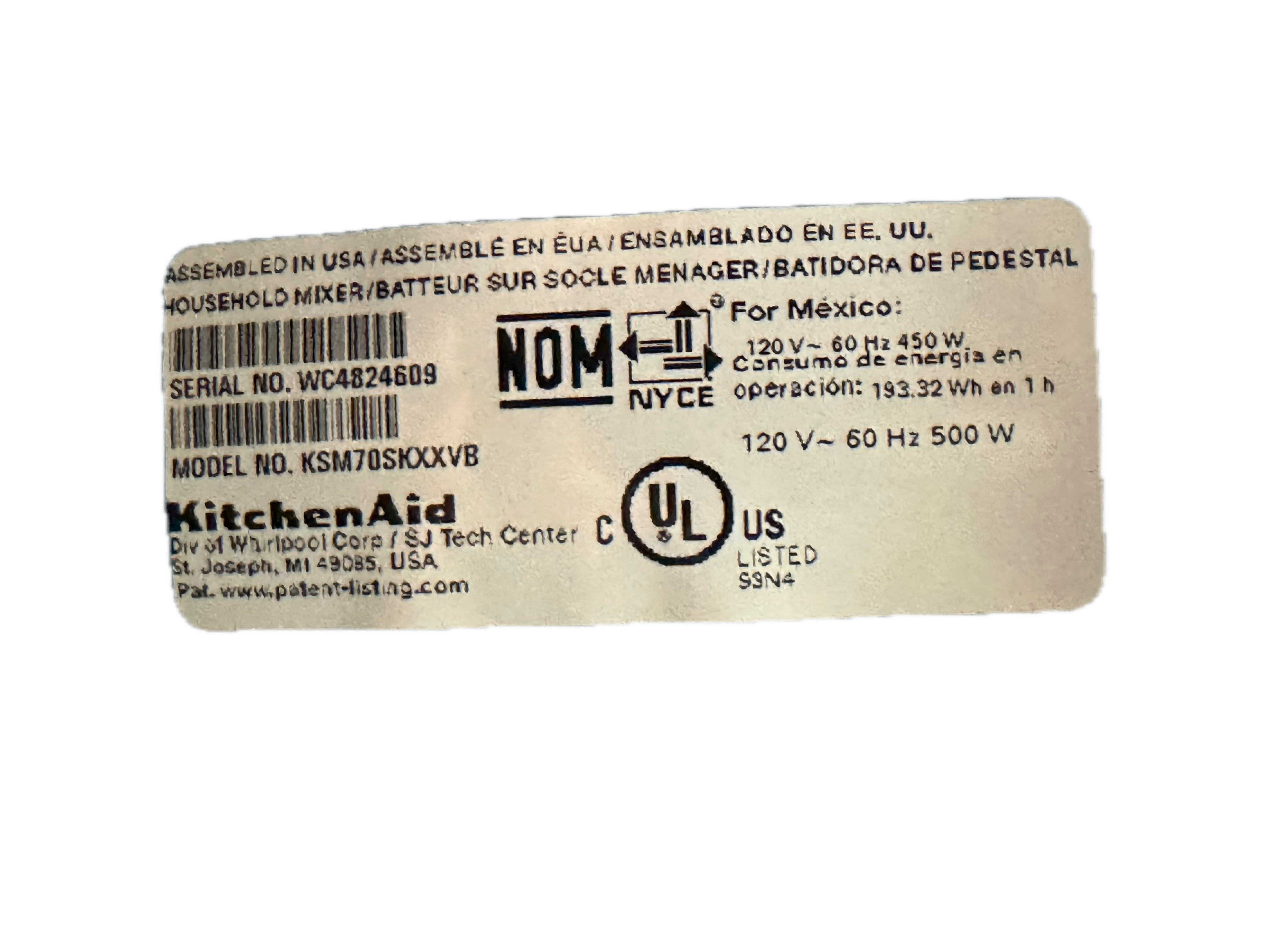 KitchenAid 7 Quart Bowl-Lift Stand Mixer - Blue Velvet - photo 5