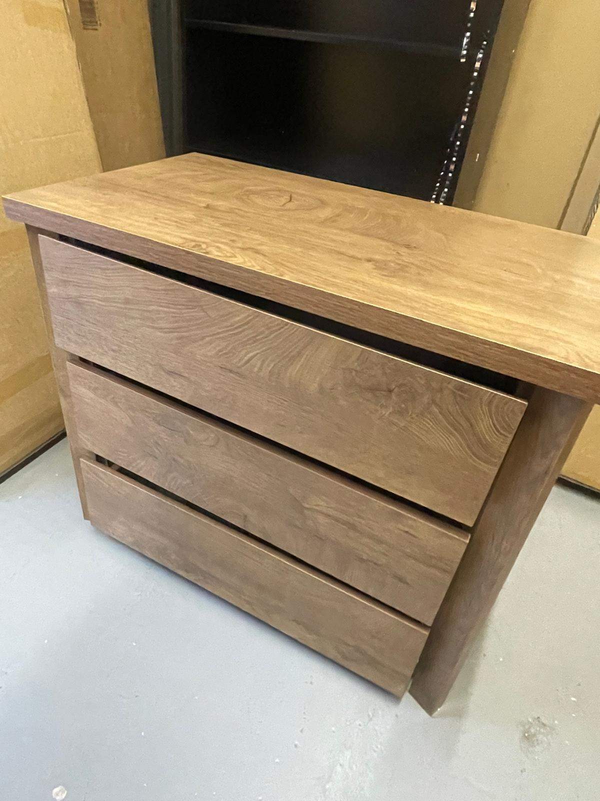 Modern Oak Nightstand – Contemporary MDF Table - photo 4