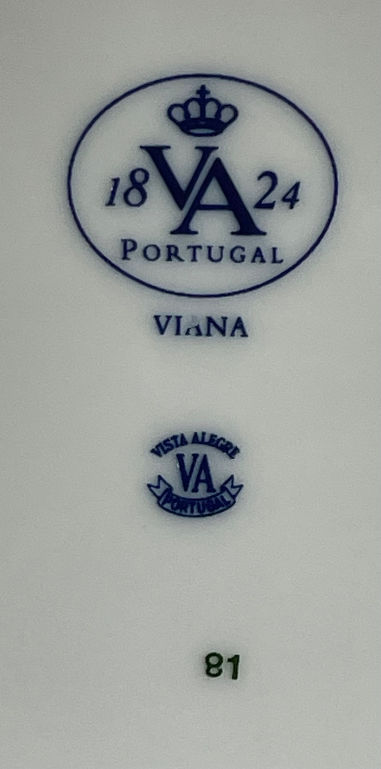 Mint Vista Alegre Portugal Large Porcelain Tray/Ashtray - photo 5