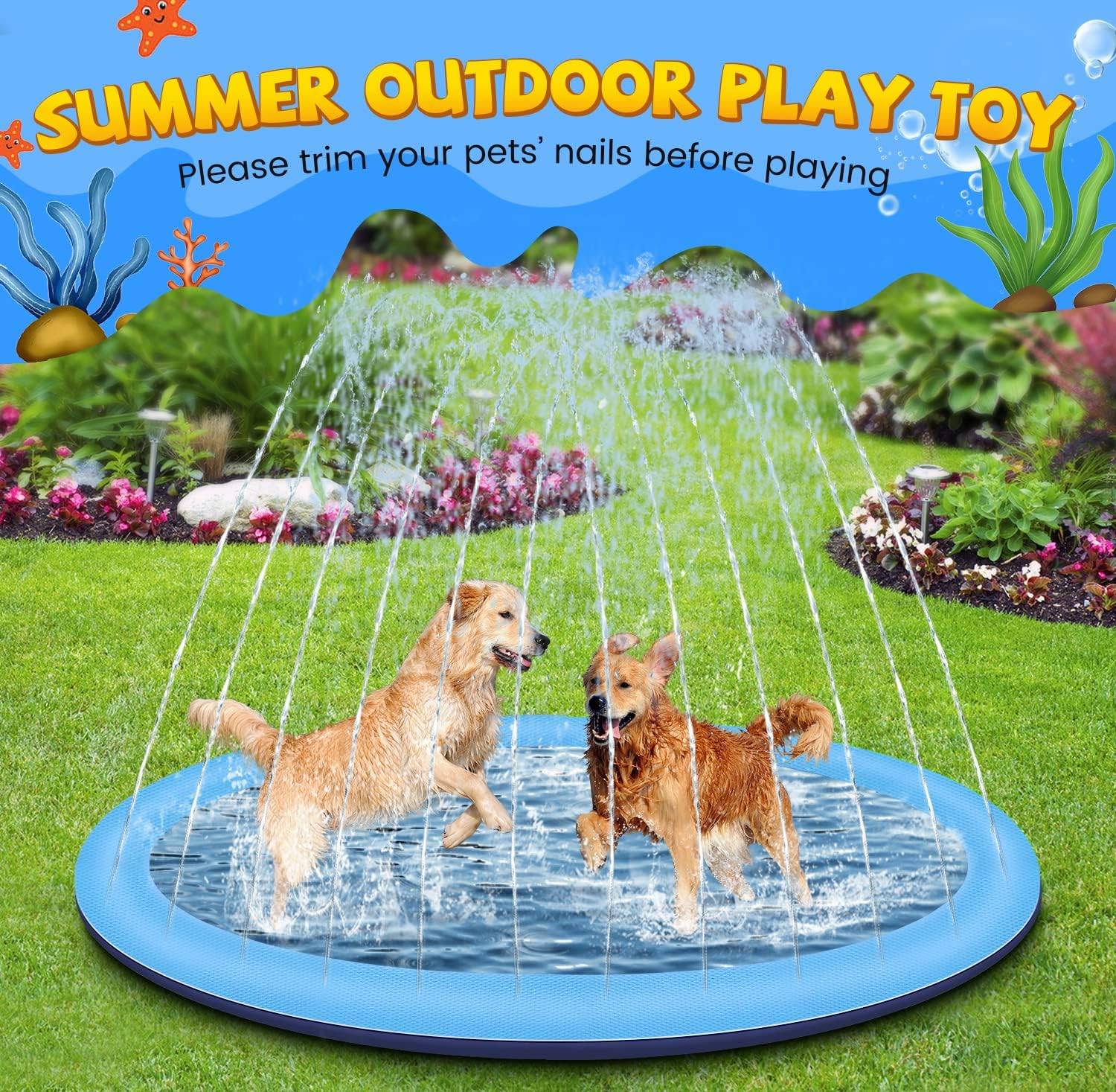 Splash Pad for Kids and Dogs,97'' - photo 5
