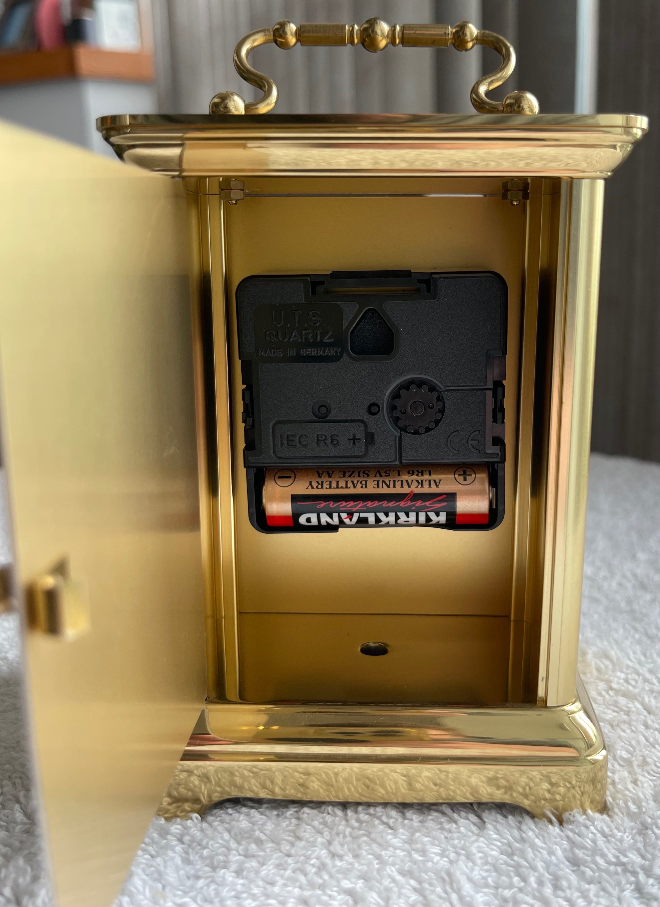Working Birks Carriage Clock - Made in Germany (6.5"H) - photo 5