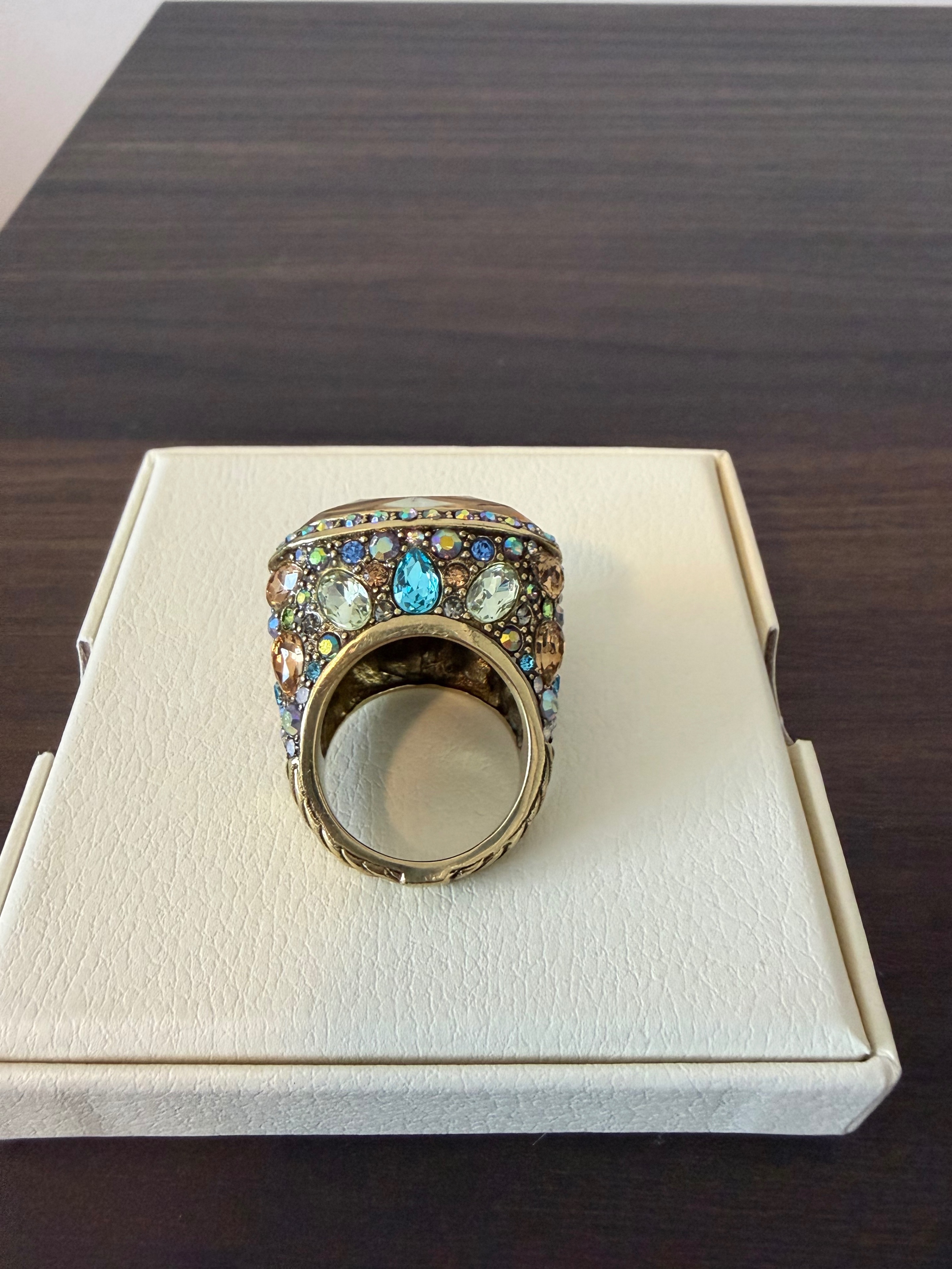 Heidi Daus Multicolor Cocktail Ring Size 9 - photo 2