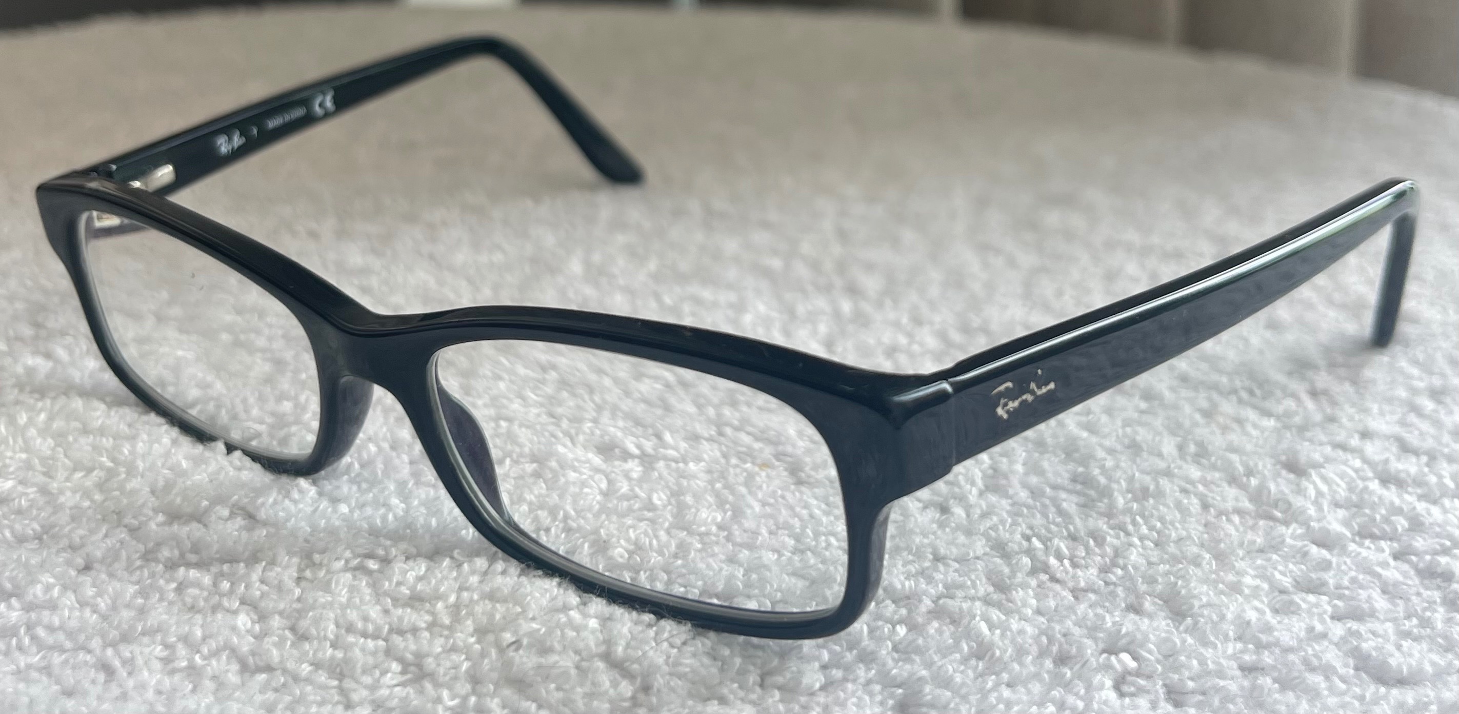 Vintage Ray-Ban Black Designer Eyeglass Frames (RB 5187)