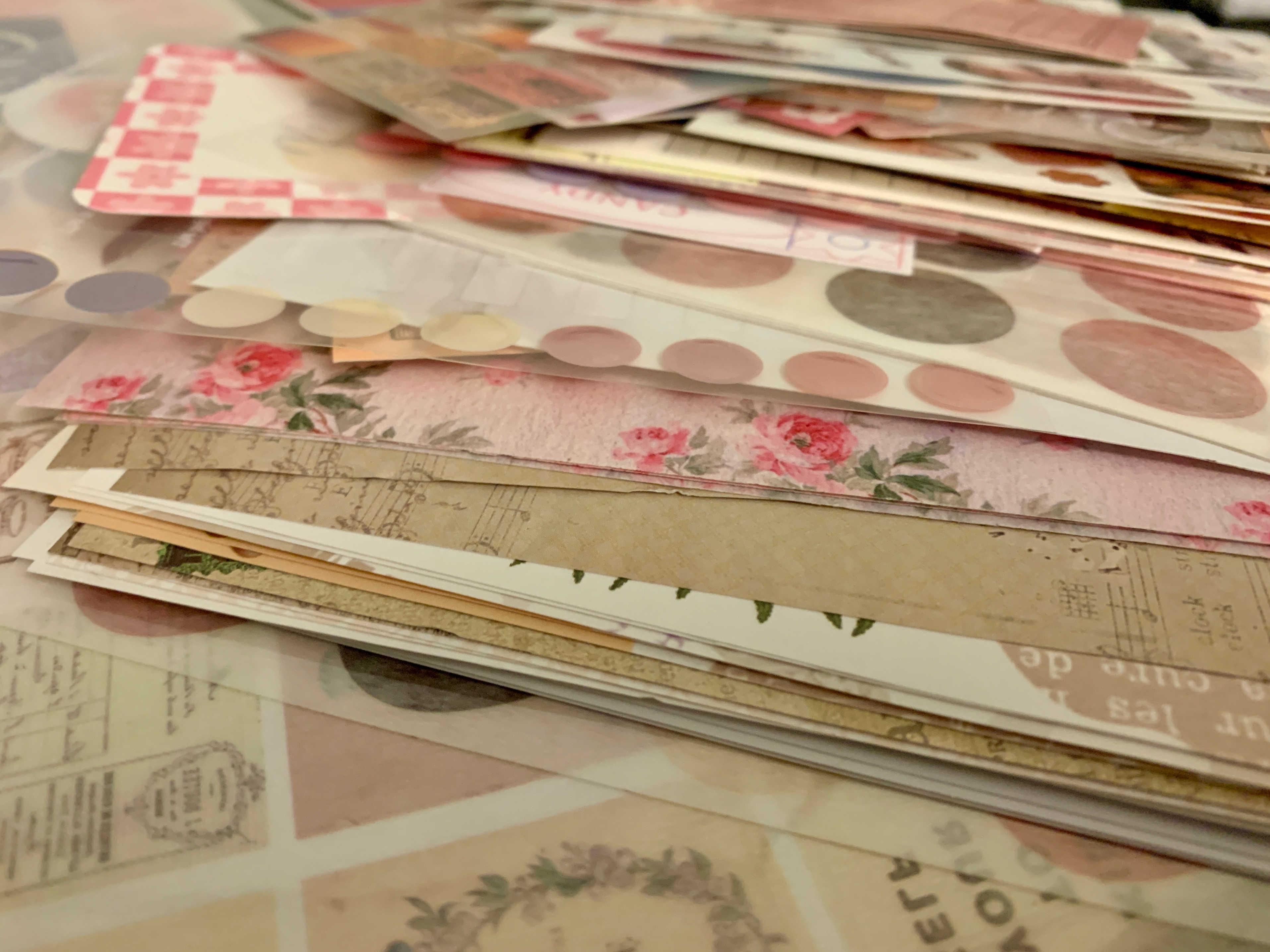 Draupnir Vintage Aesthetic Scrapbook Decorative Paper Kit