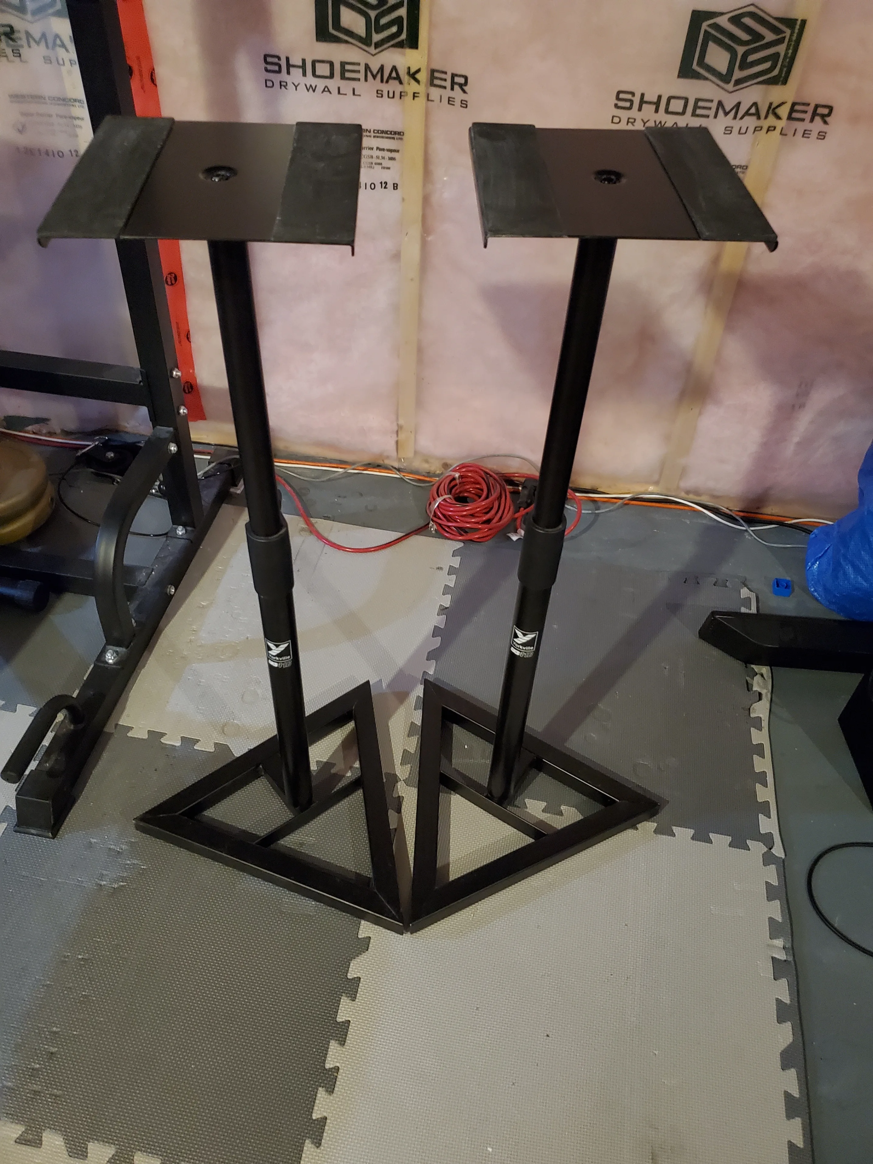Yorkville SKS-41B Adjustable Studio Monitor stands (Pair)