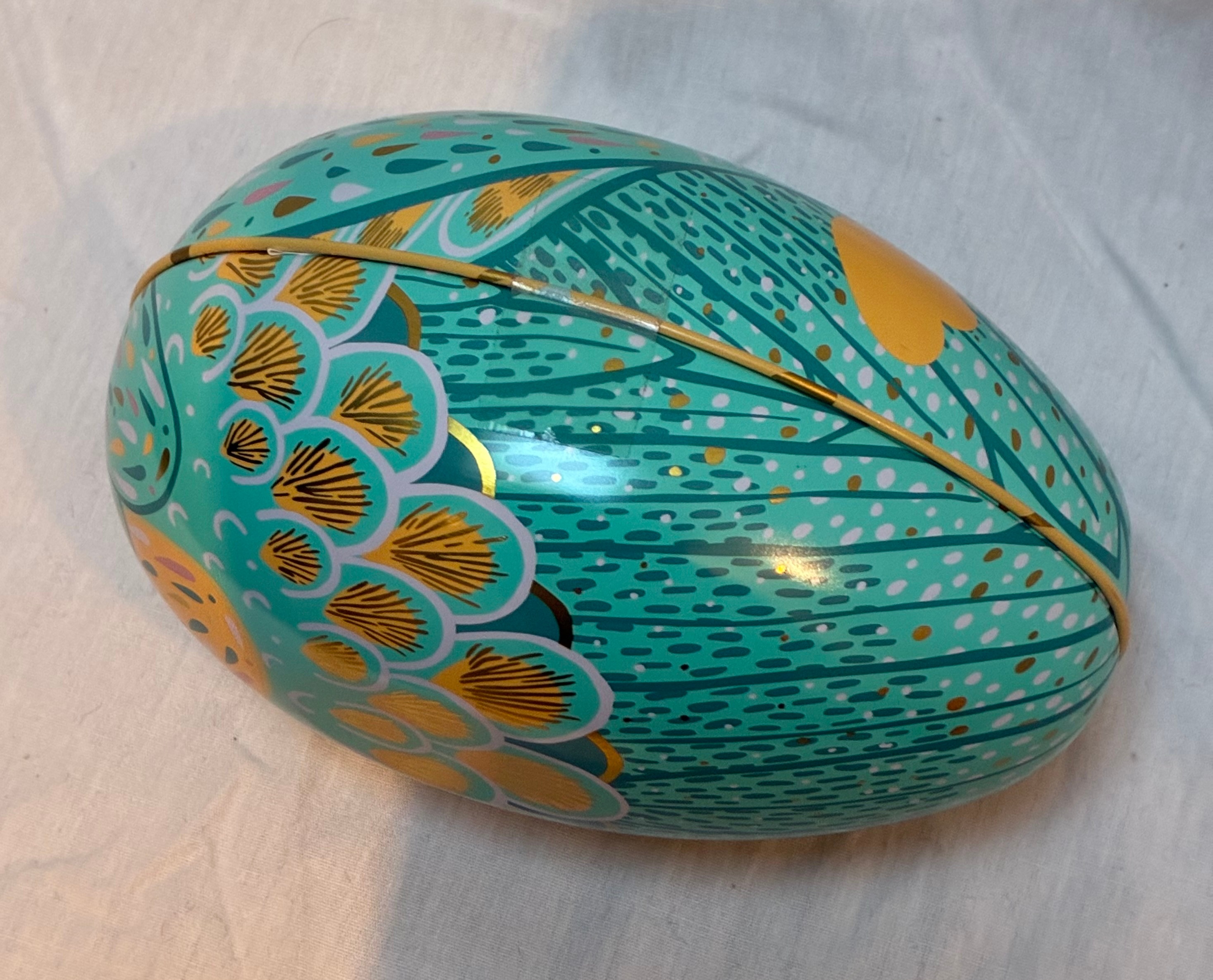 Fortnum and Mason Empty Egg Shaped Tin - photo 2