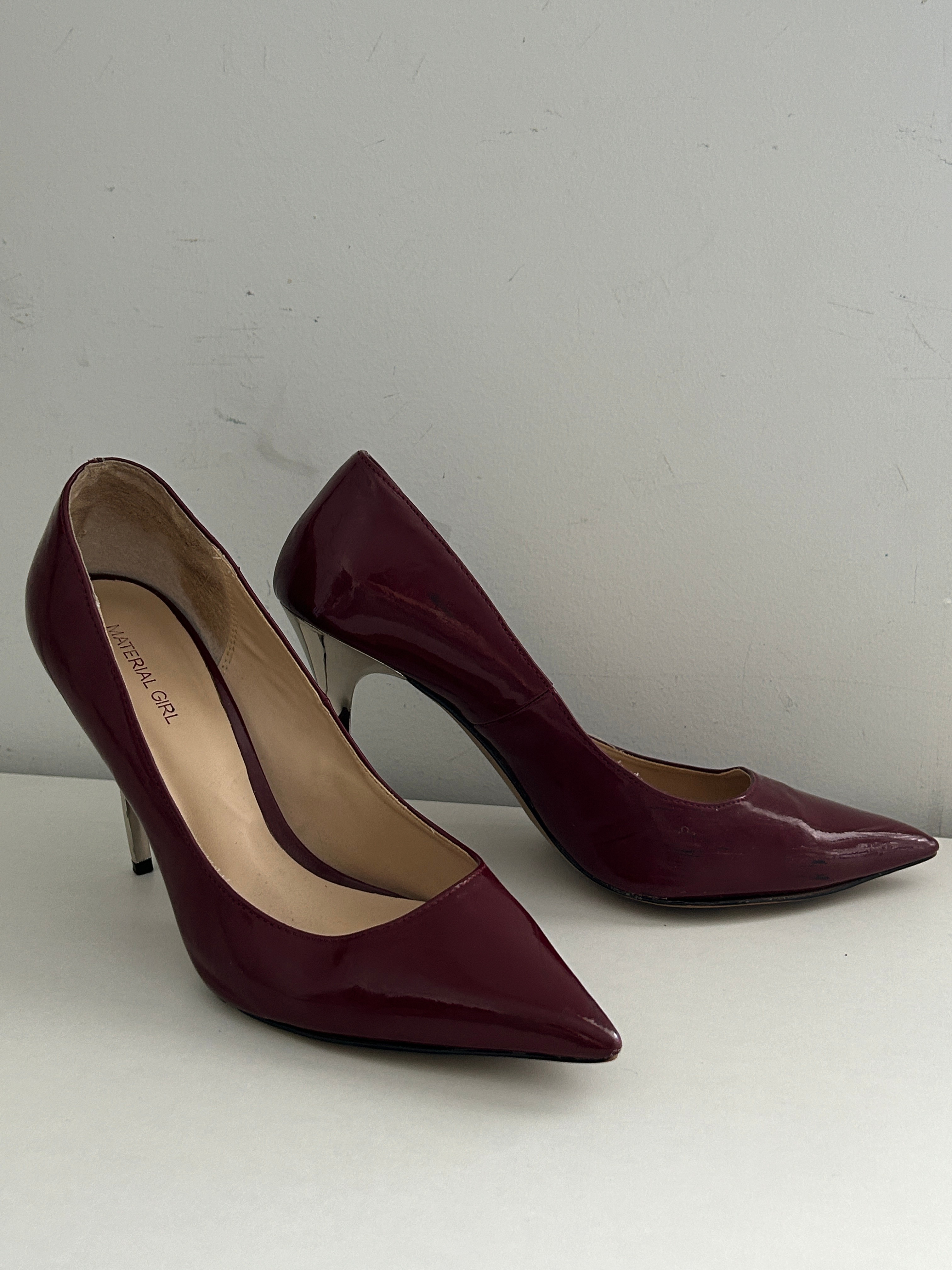 Material Girl Burgundy Heels - photo 2