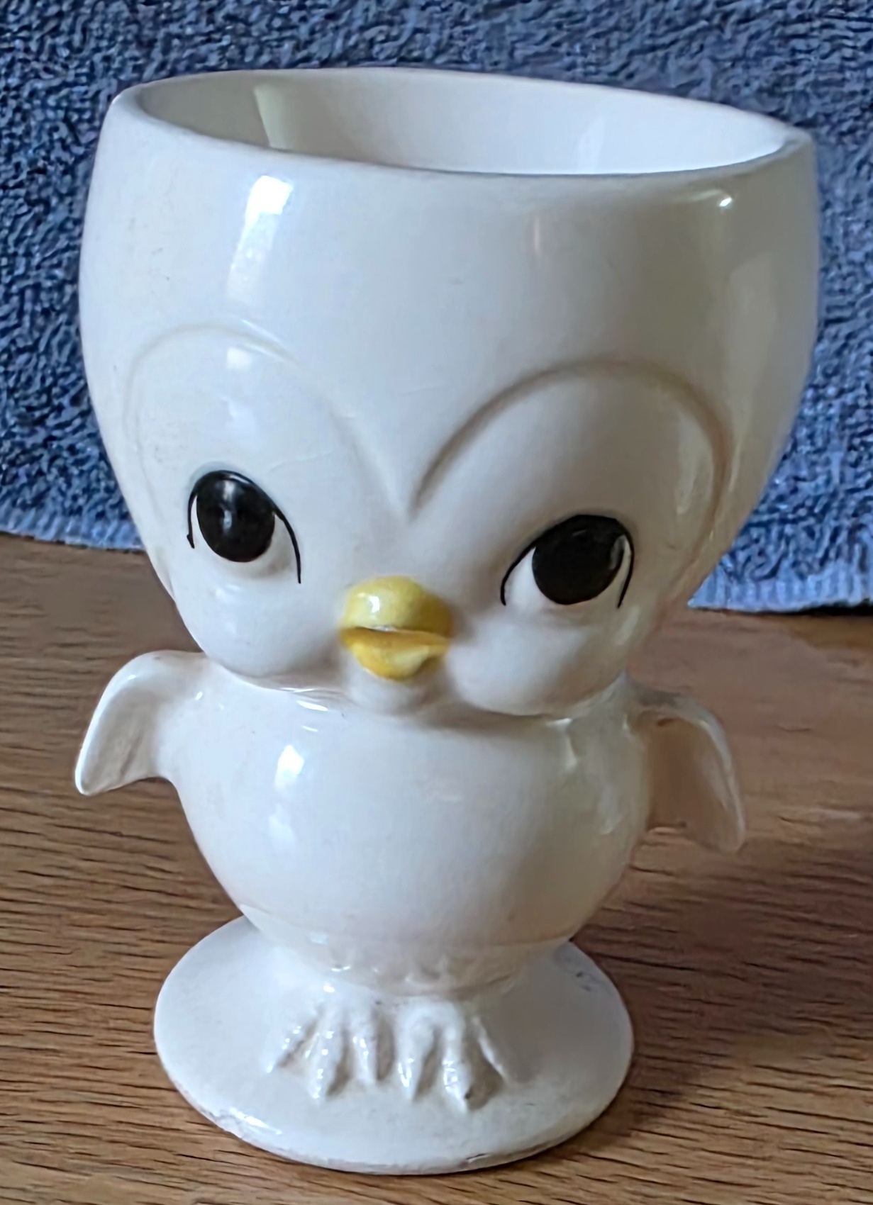 Pair of Vintage Ceramic Owl Egg Cups - photo 2