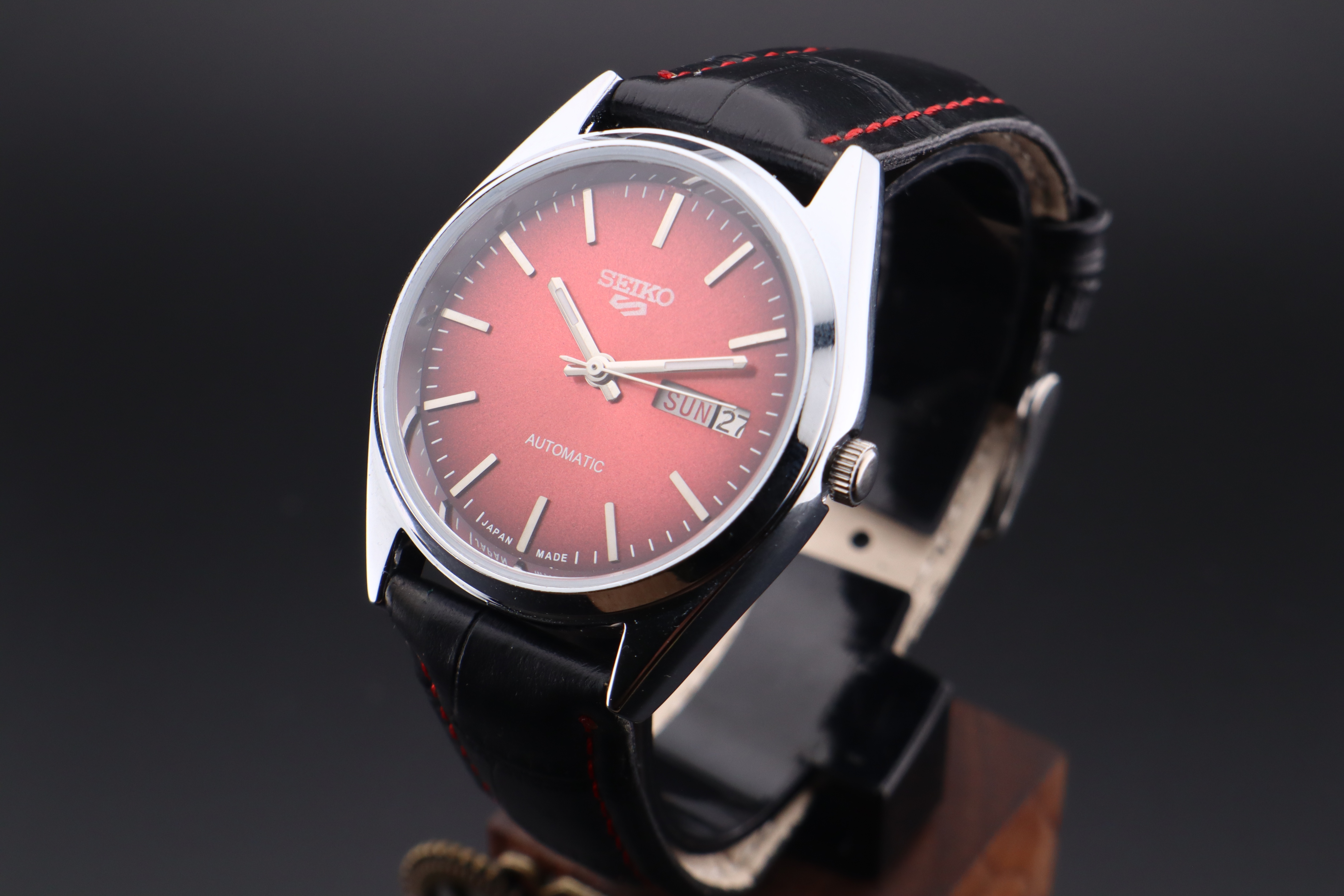 Vintage Seiko 5 Automatic 6309A Men's  Watch D&D- Japan Made - photo 3