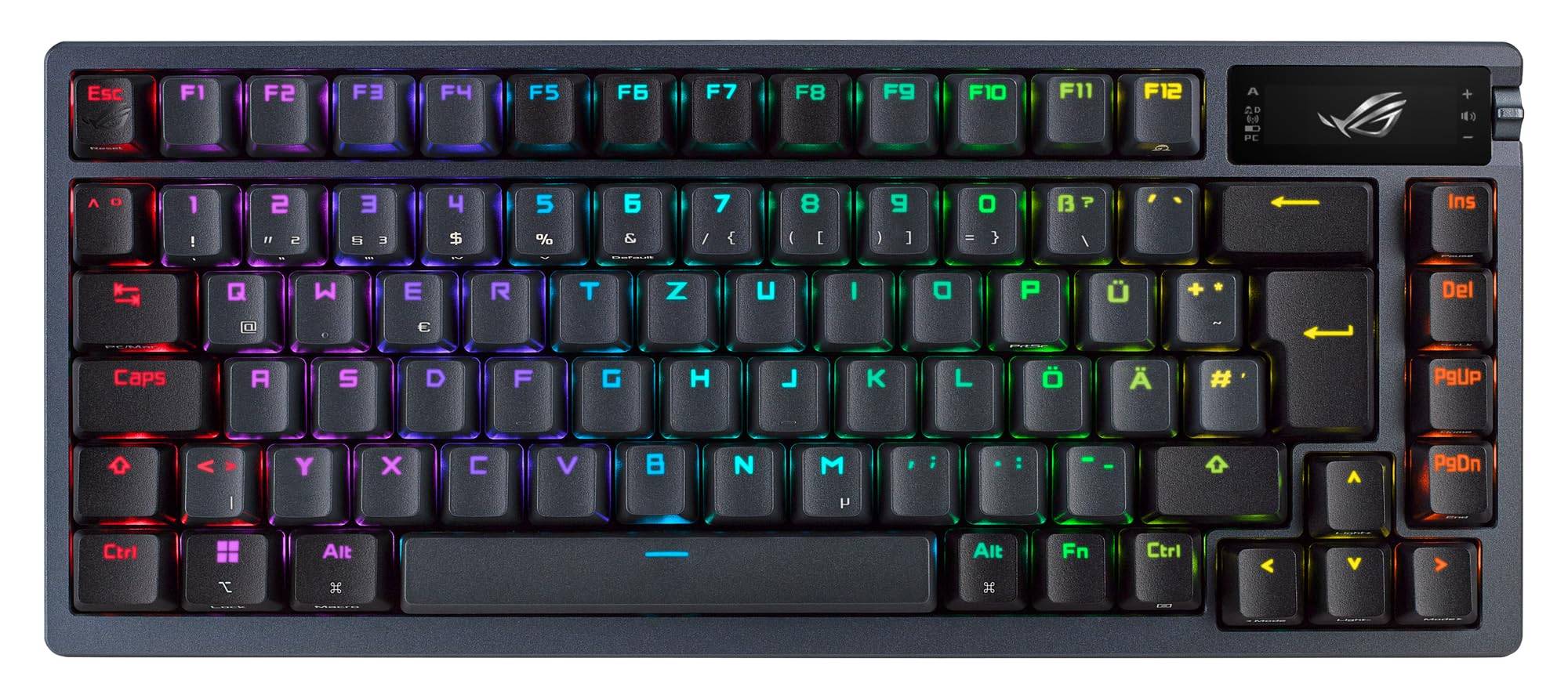 ASUS ROG Azoth 75 Wireless Keyboard – NX Blue | OLED | RGB | - photo 3
