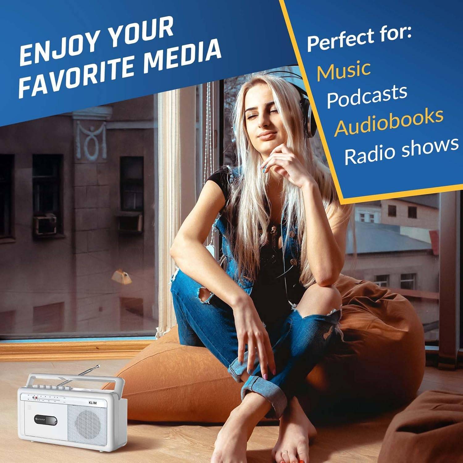 Portable Cassette Player & Tape Recorder Boombox - photo 4