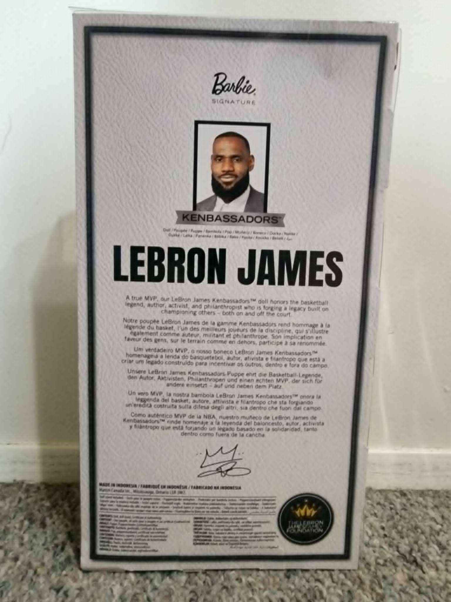 Barbie Signature Kenbassadors LeBron James Collectible Doll - photo 2