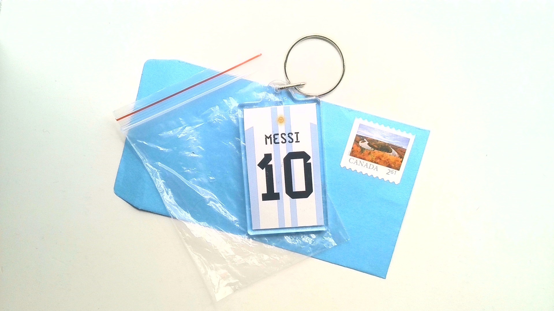 MESSI ( JERSEY KEY CHAIN ) FREE SHIPPING