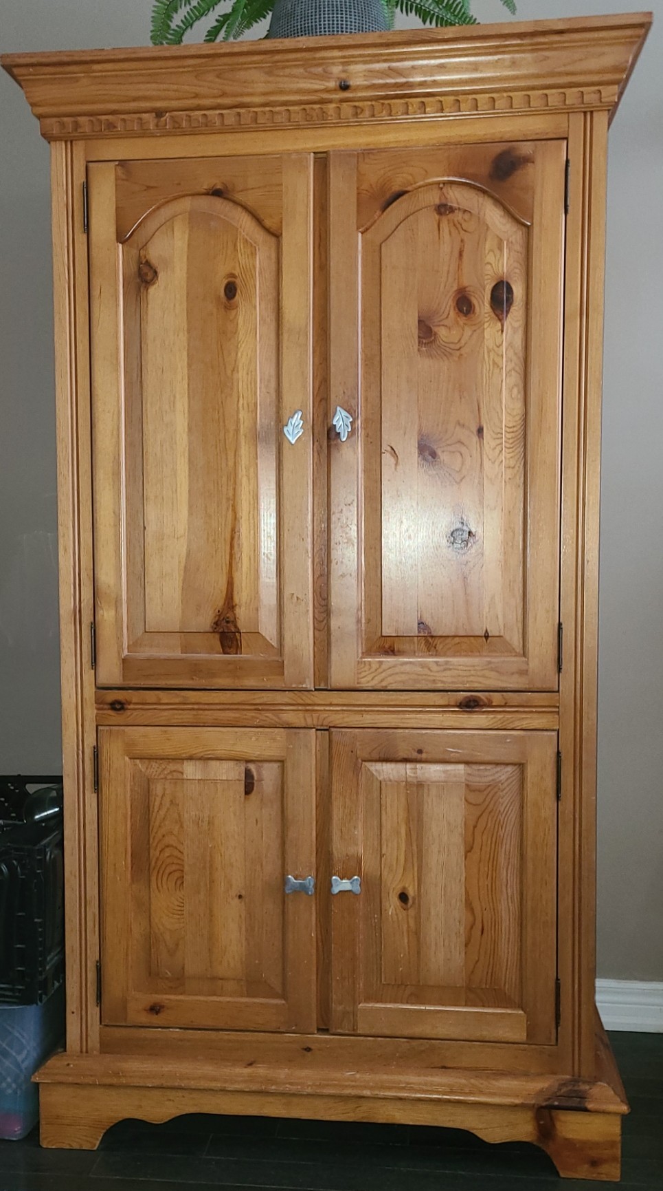 Solid Wood Armoire Cabinet