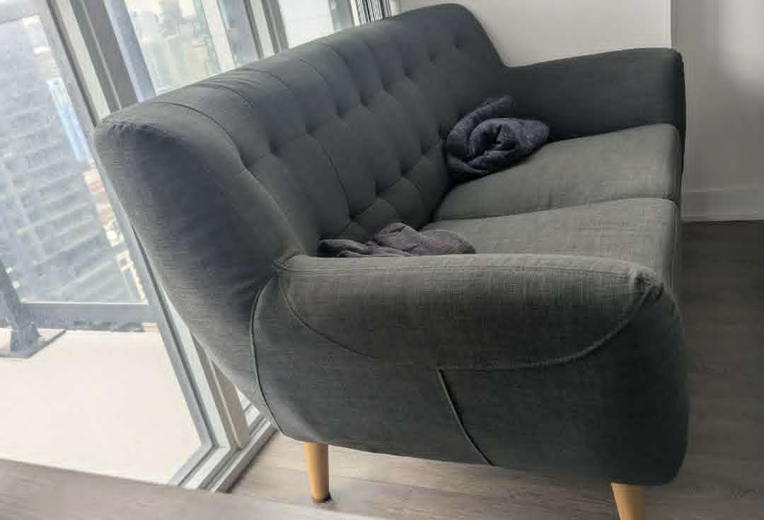 Haley Tufted Loveseat Sofa - photo 3