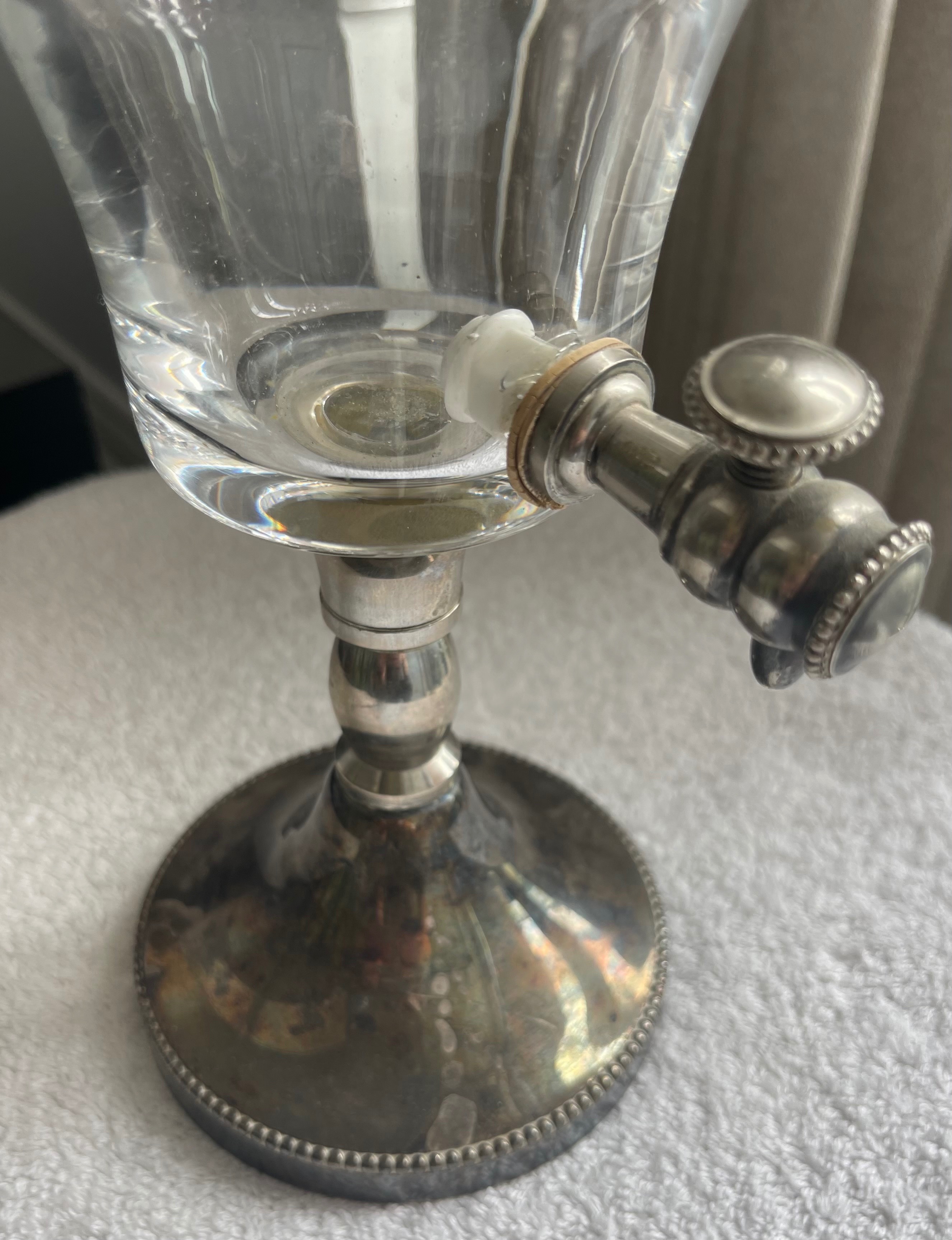 Vintage French Single-Spout Absinthe Fountain (15") - photo 3