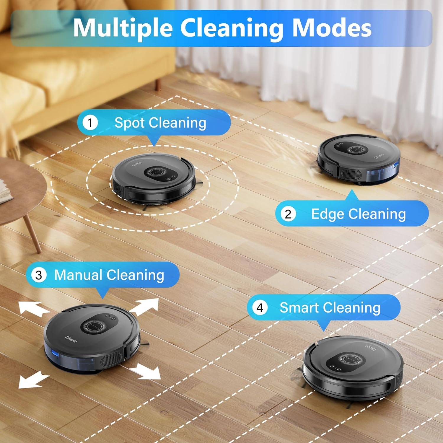 Tikom Robot Vacuum and Mop Combo - photo 5