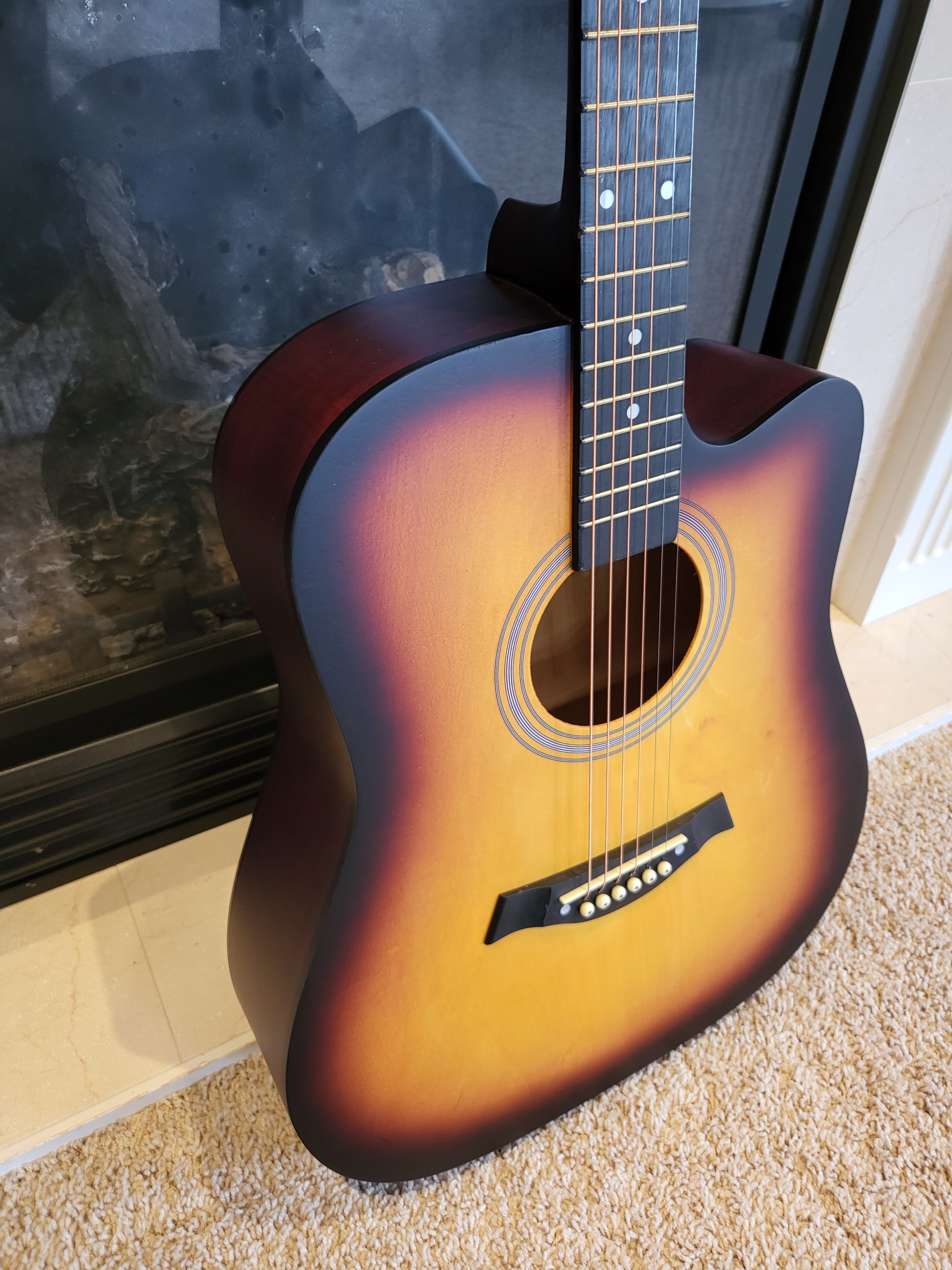 Brand New Acoustic guitar for beginners full size for adults - photo 2