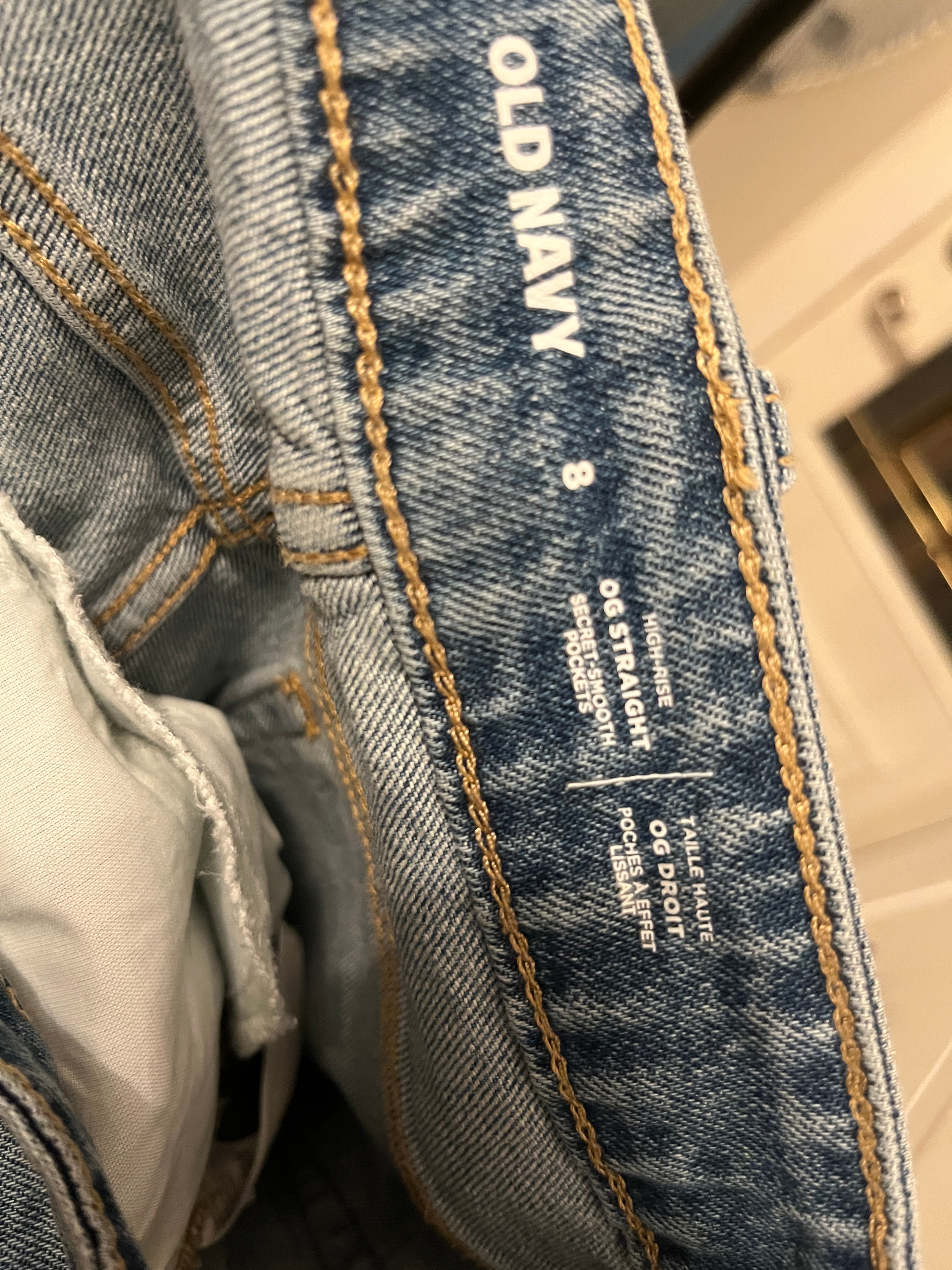 Old Navy Women's OG Straight High-Rise Jeans Size 8 - photo 4