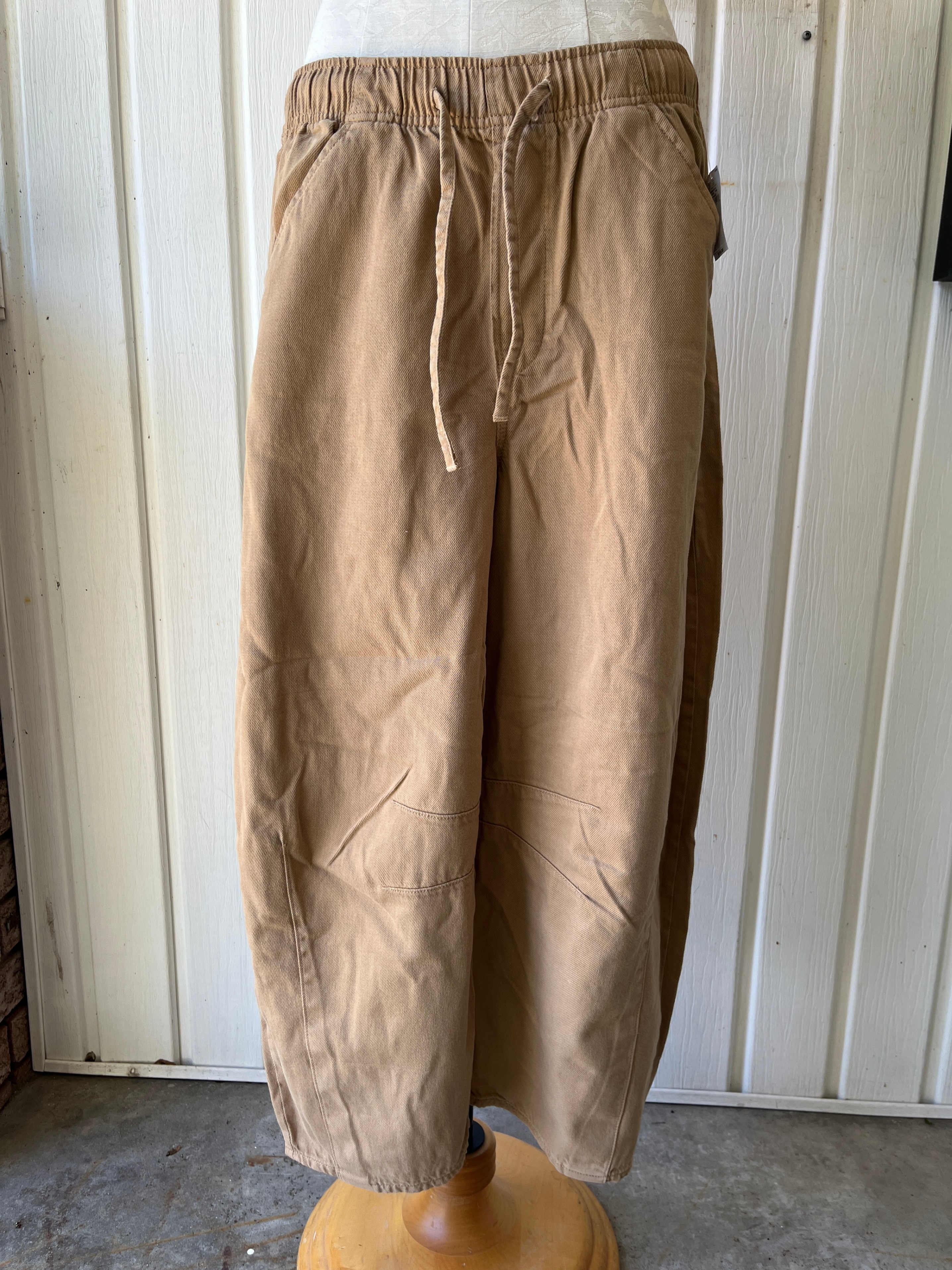Gap Ultrasoft Denim Pants Size M Tan
