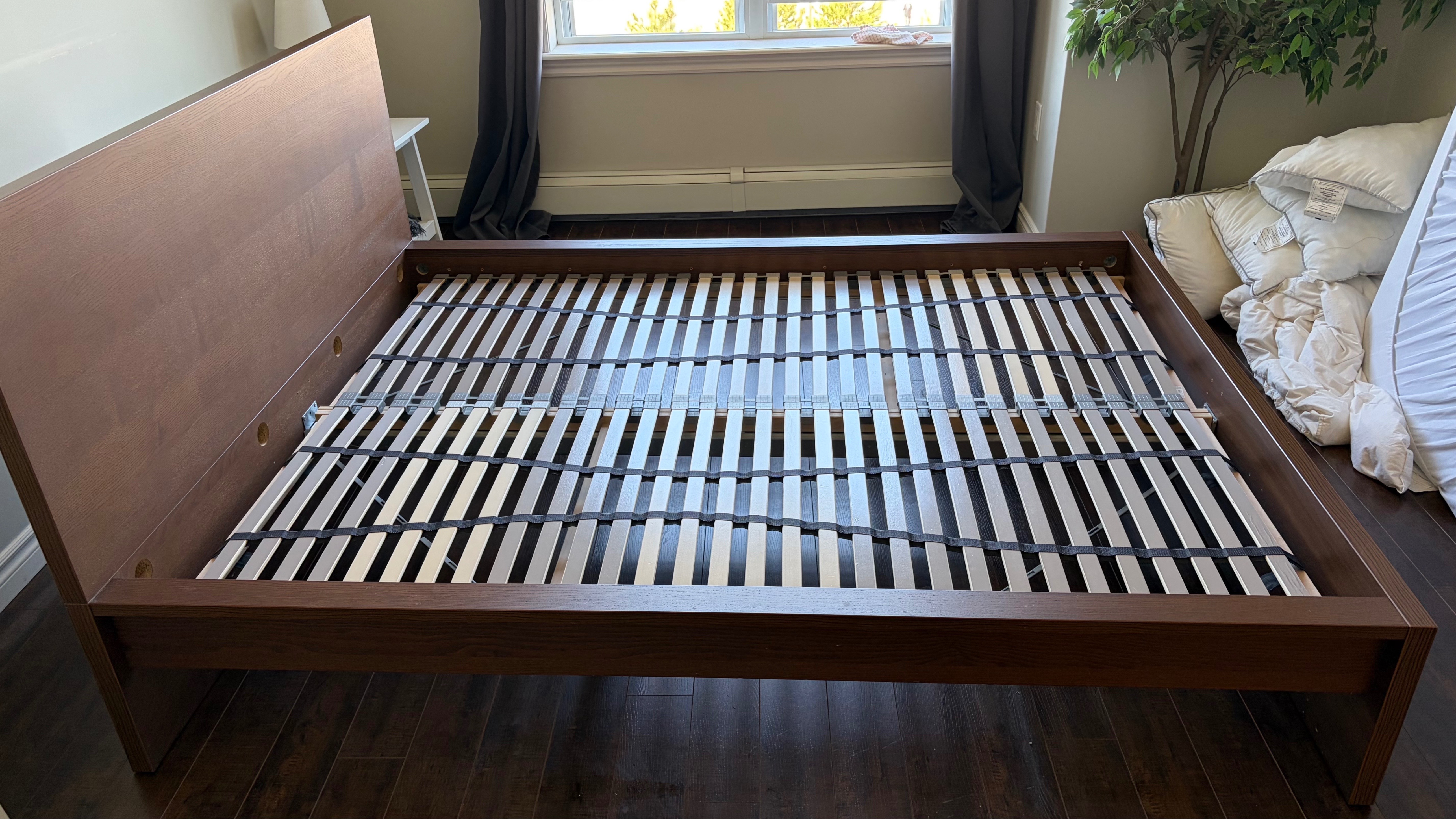 IKEA MALM Queen Bed Frame with LÖNSET Slats - photo 5