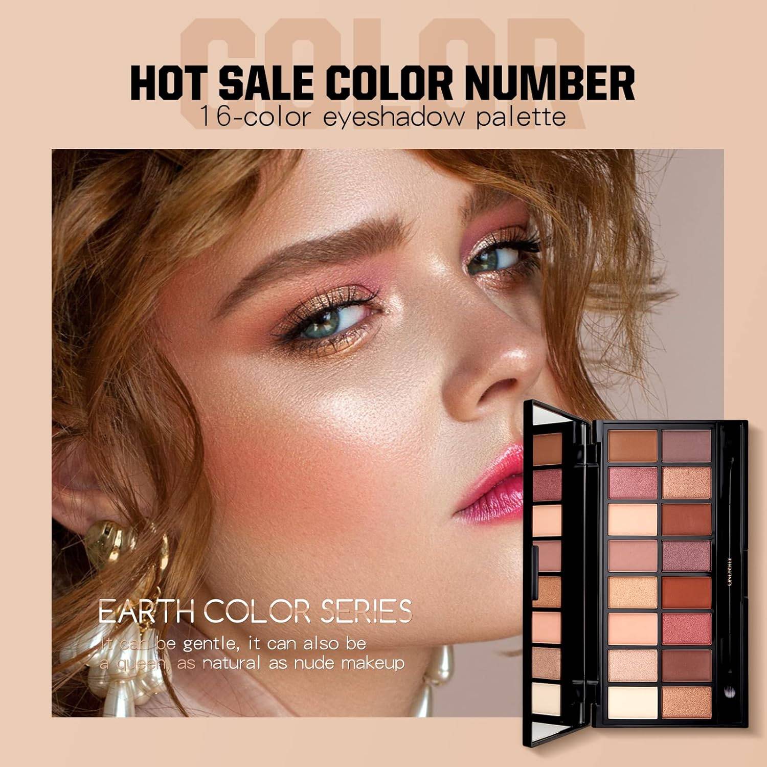 16 Colors make up Eyeshadow Palette Eye Shadow Powder - photo 2