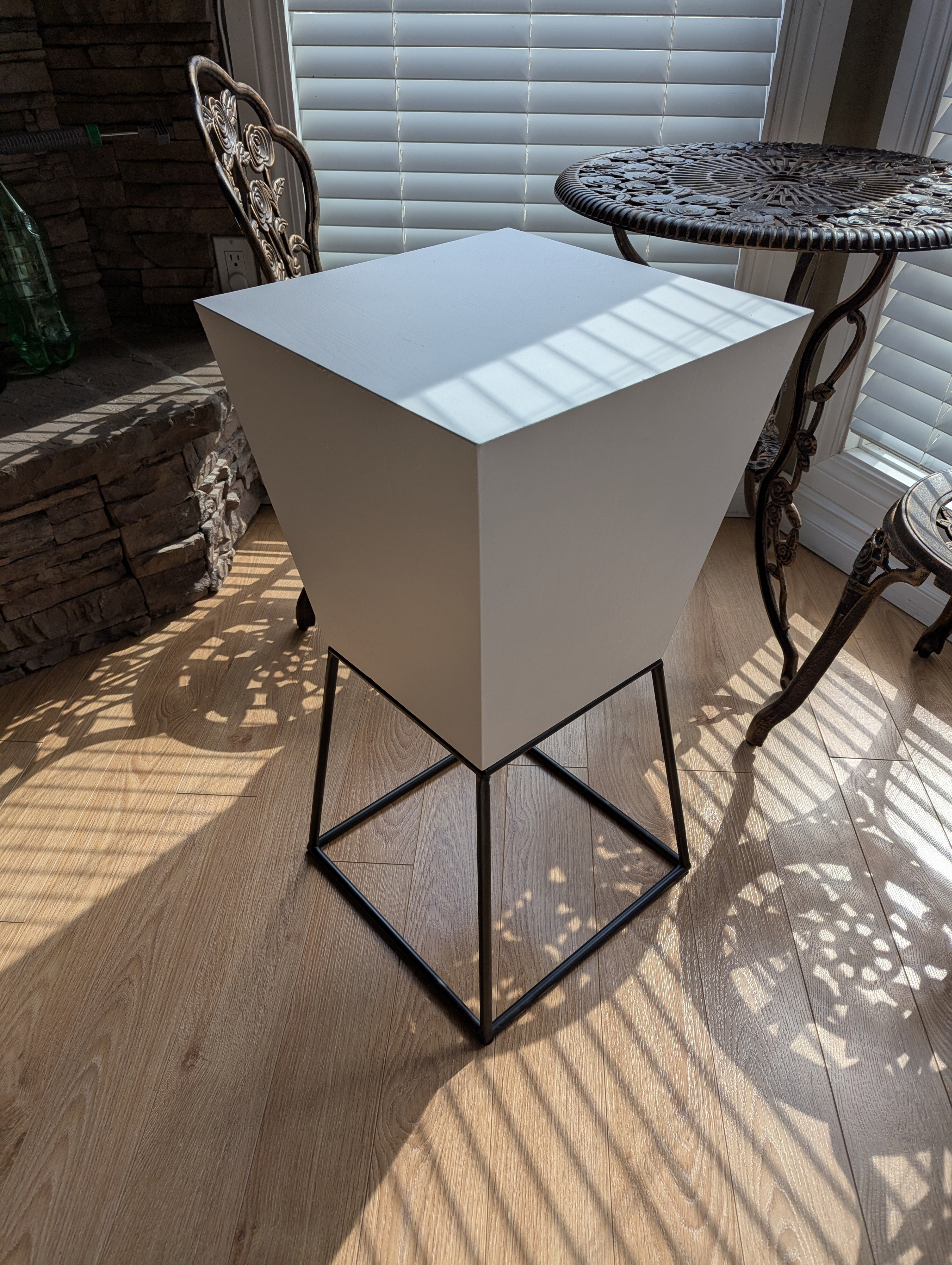Pedestal Side Table/ Plant Stand D14X14WXH28"