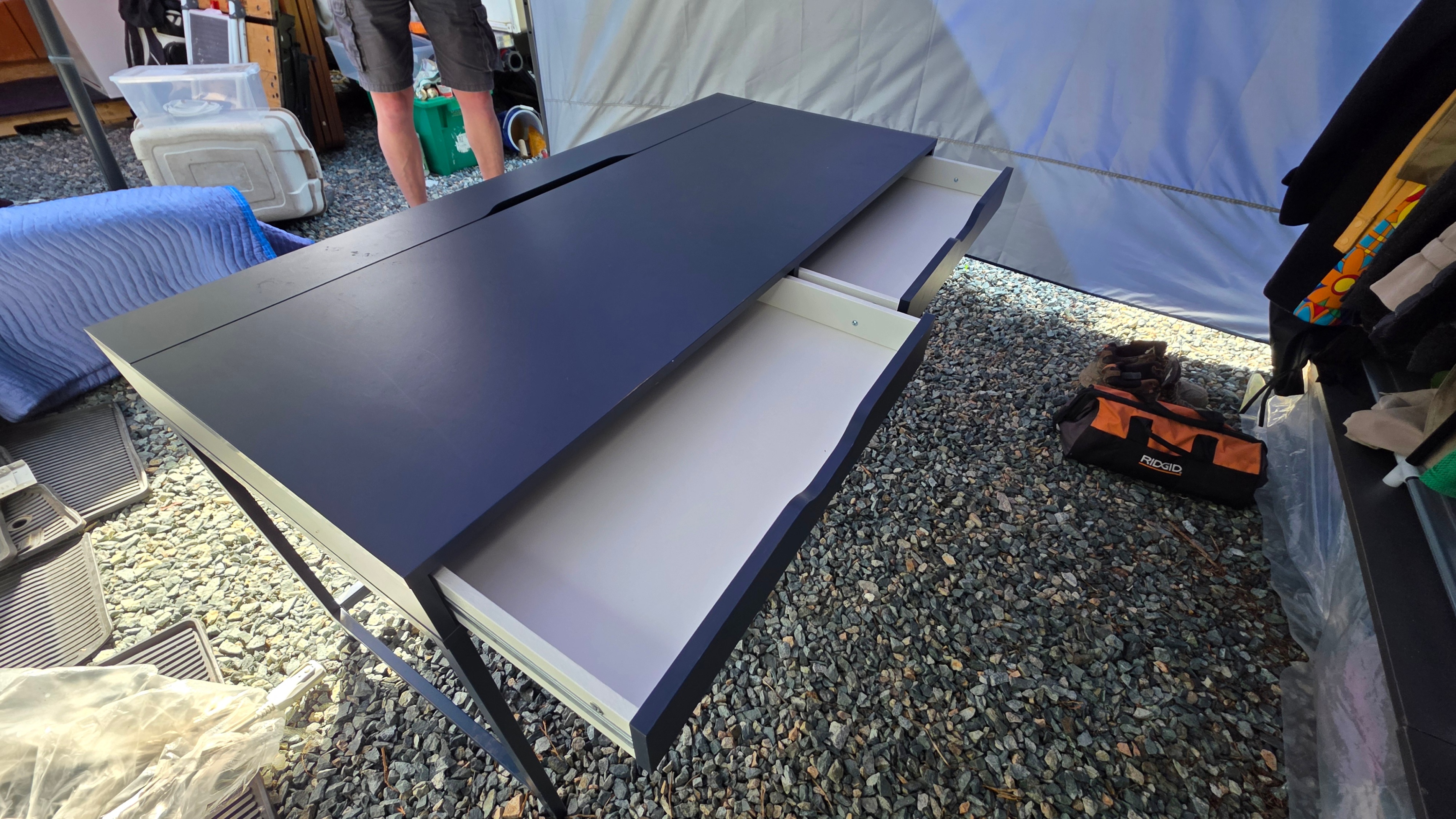 ✨ IKEA ALEX Desk – Dark Blue / Black-Brown ✨ - photo 5