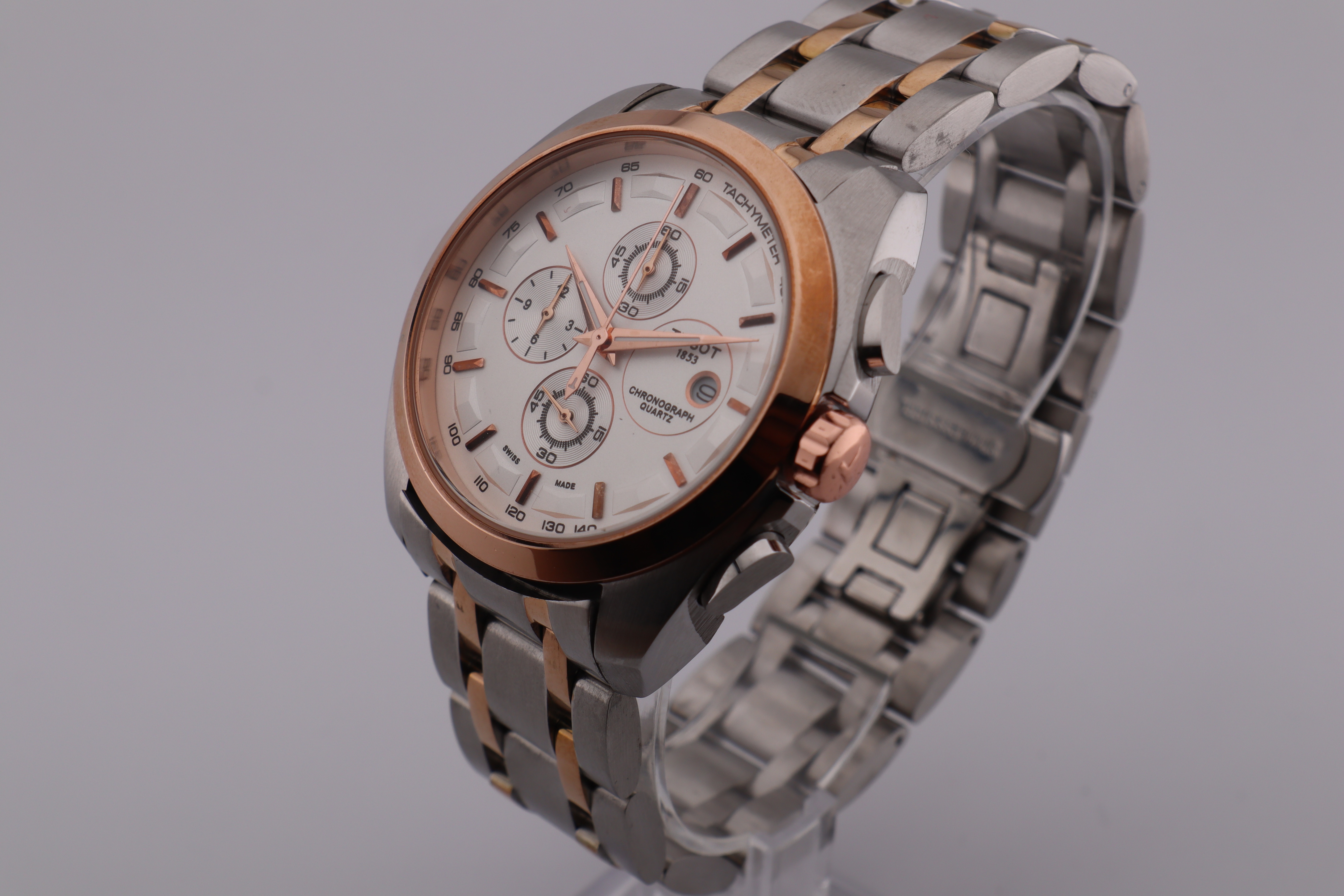 Tissot 1853 Couturier Tachymeter Chronograph Quartz Wrist Watch - photo 3