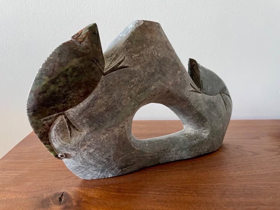 Signed C. Manyore - Shona Serpentine Sculpture - photo 4