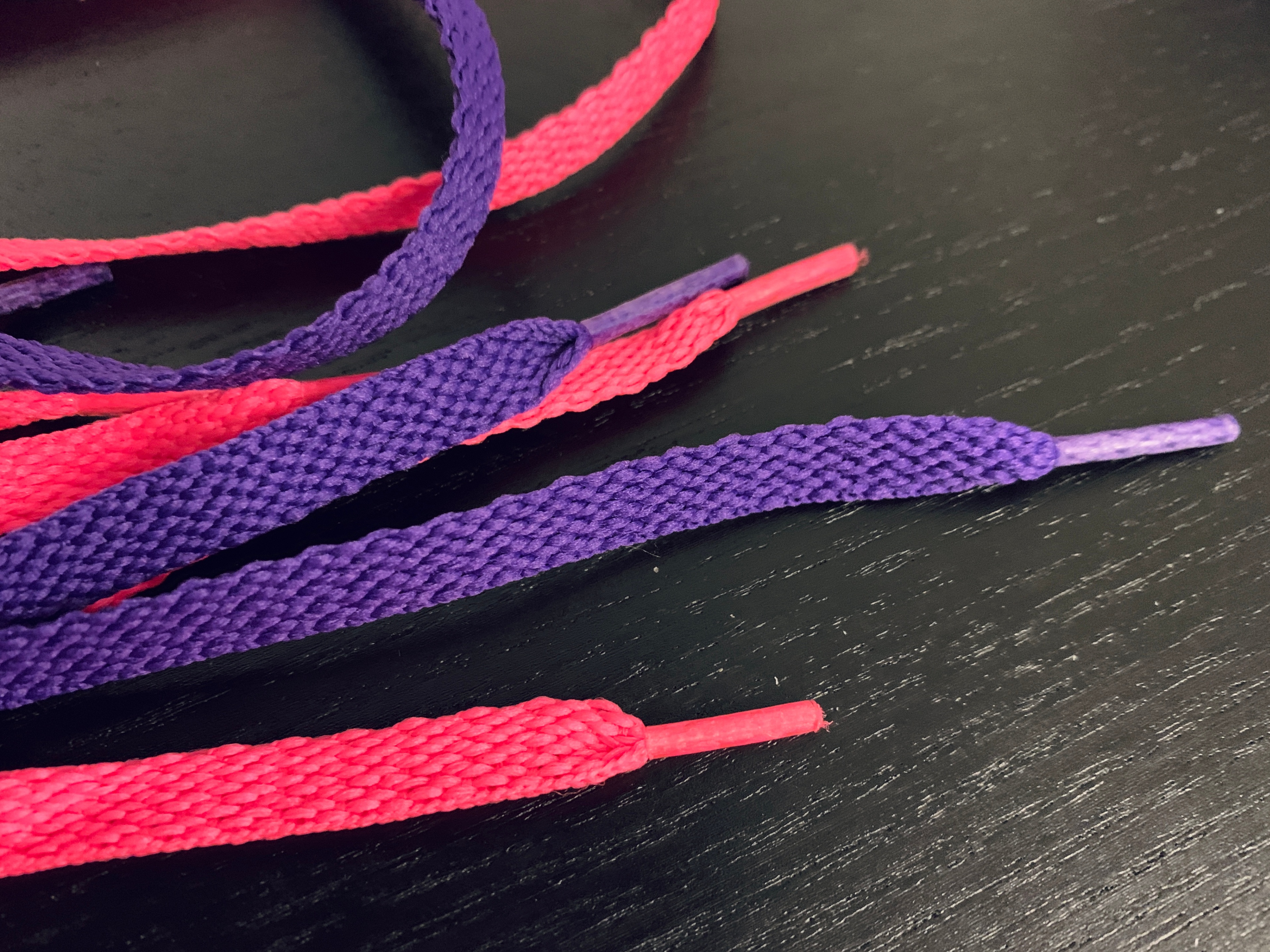 Flat Athletic Shoe Laces, 2 Pair Pack, For All Sneaker Types