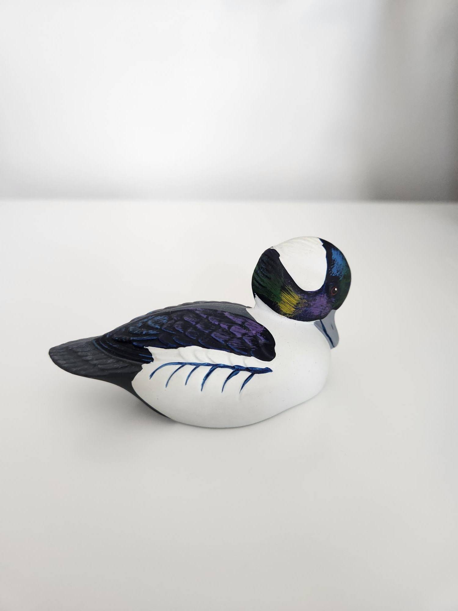 Vintage "Bufflehead" Duck Miniature Decoy Figurine