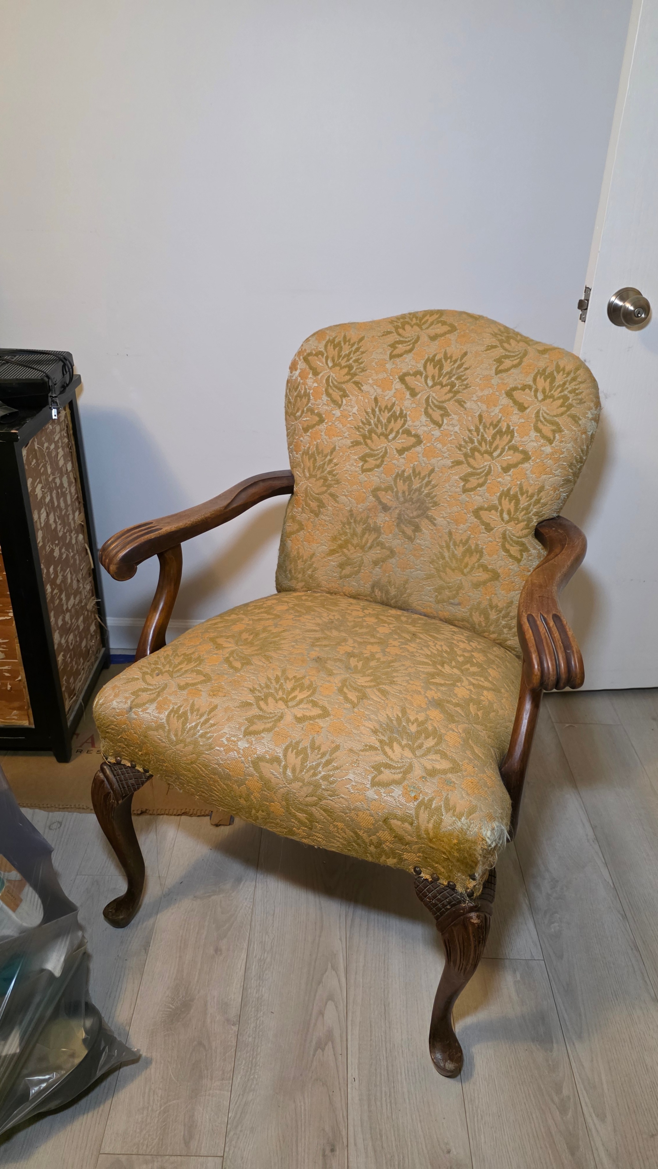 Vintage Upholstered Armchair