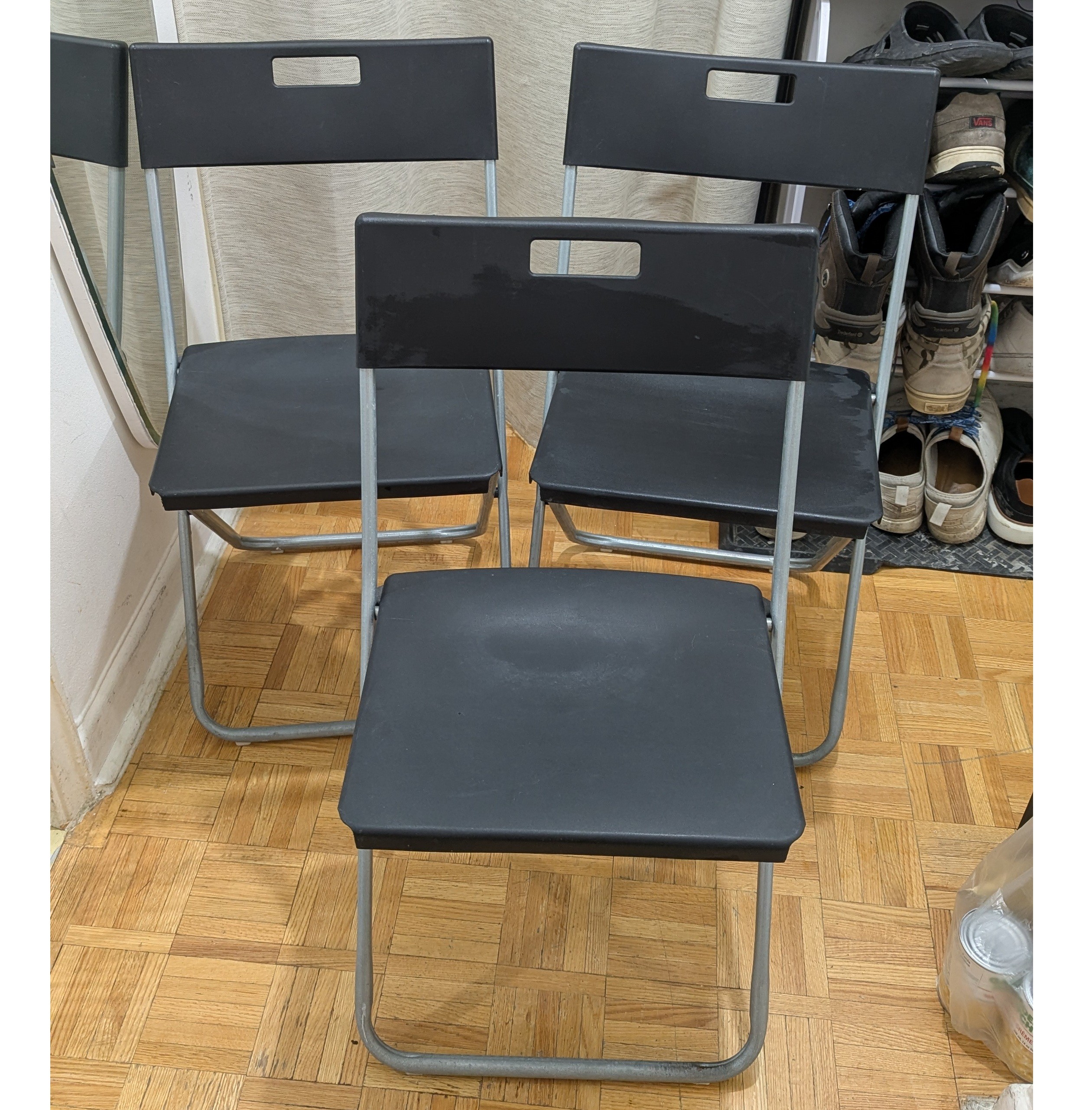 Folding chair Black - photo 2
